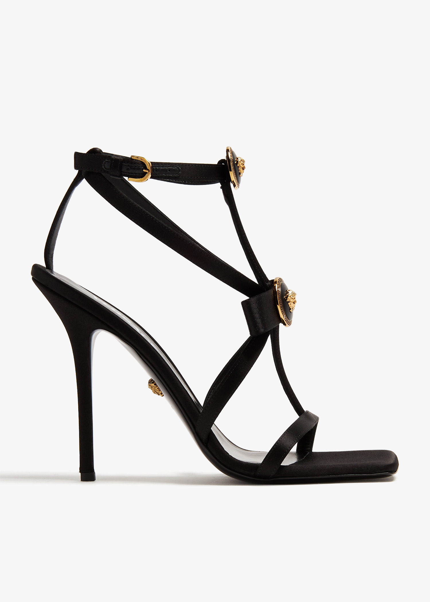 

Gianni Ribbon sandals, Black