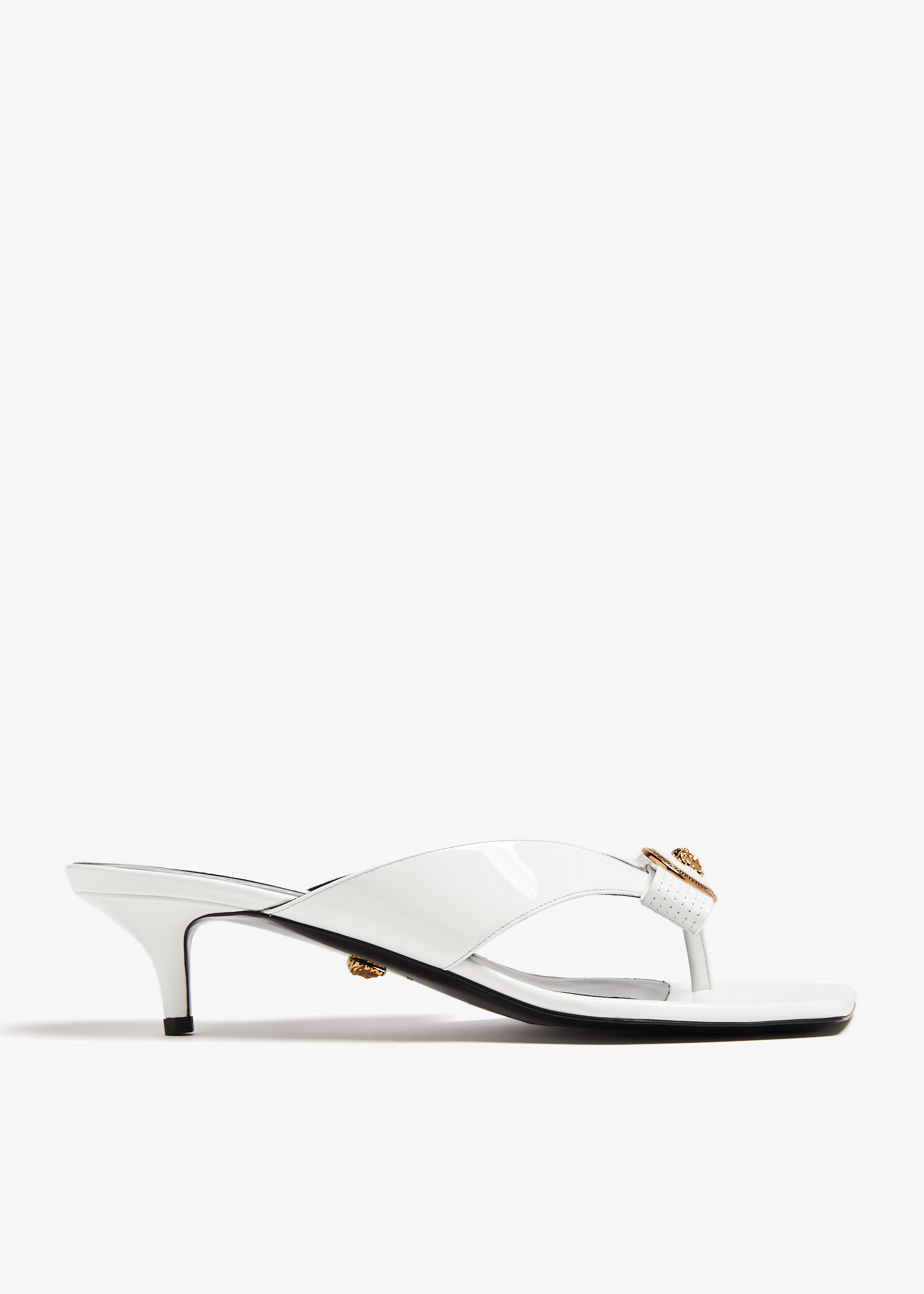 

Gianni ribbon mules, White