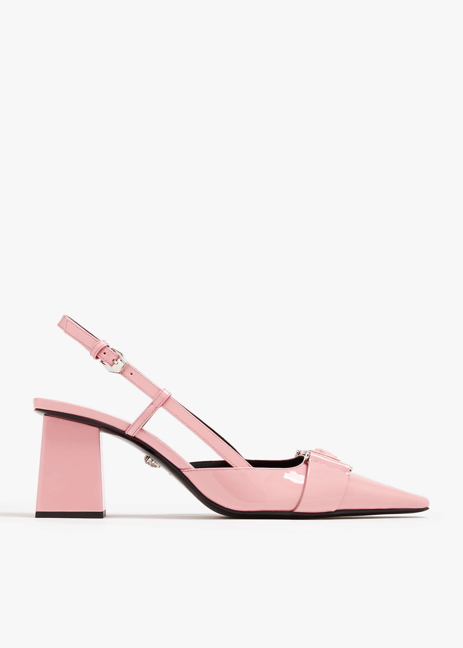 

Medusa buckle slingback pumps, Pink