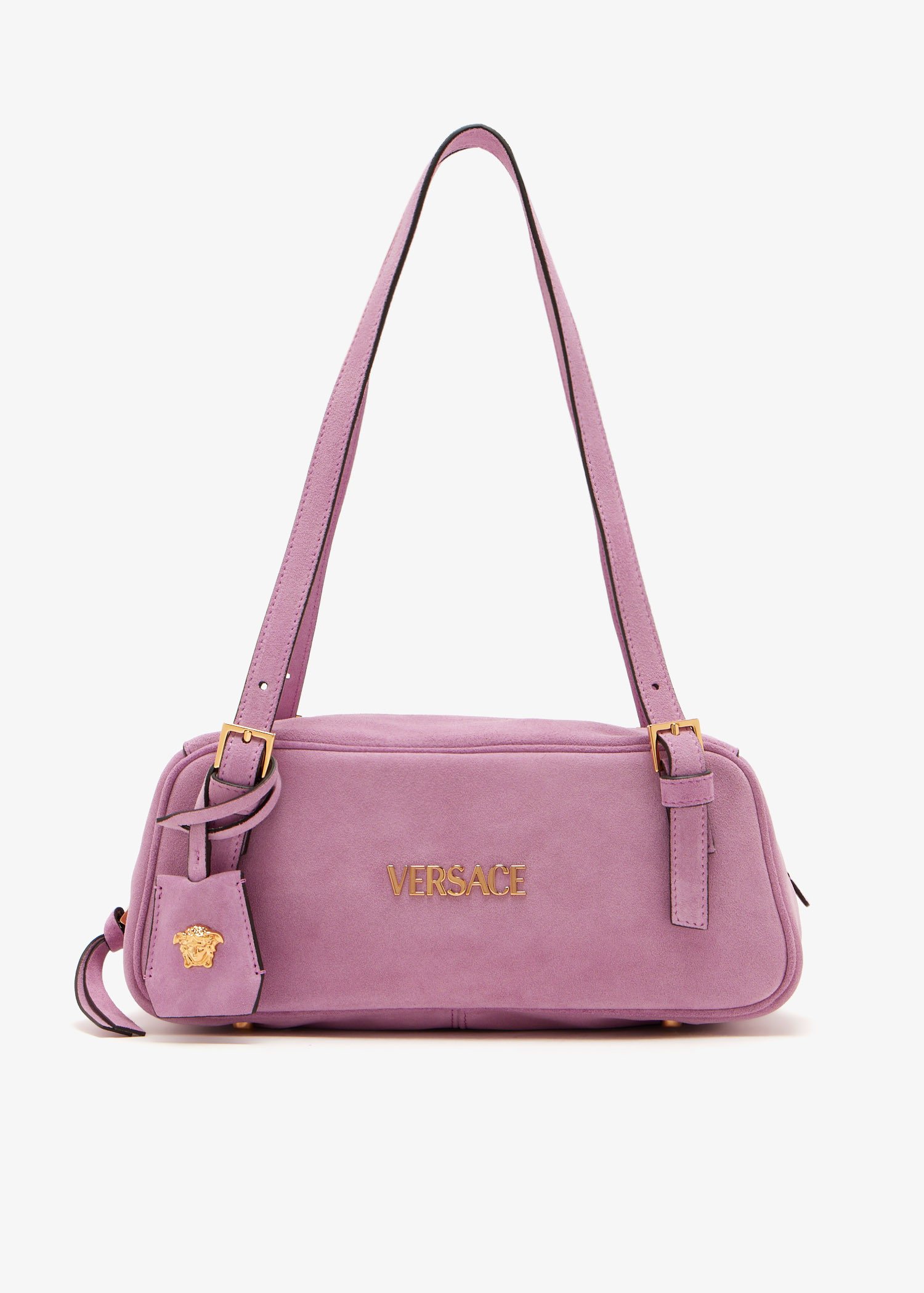 

Versace Tag bowling bag, Pink