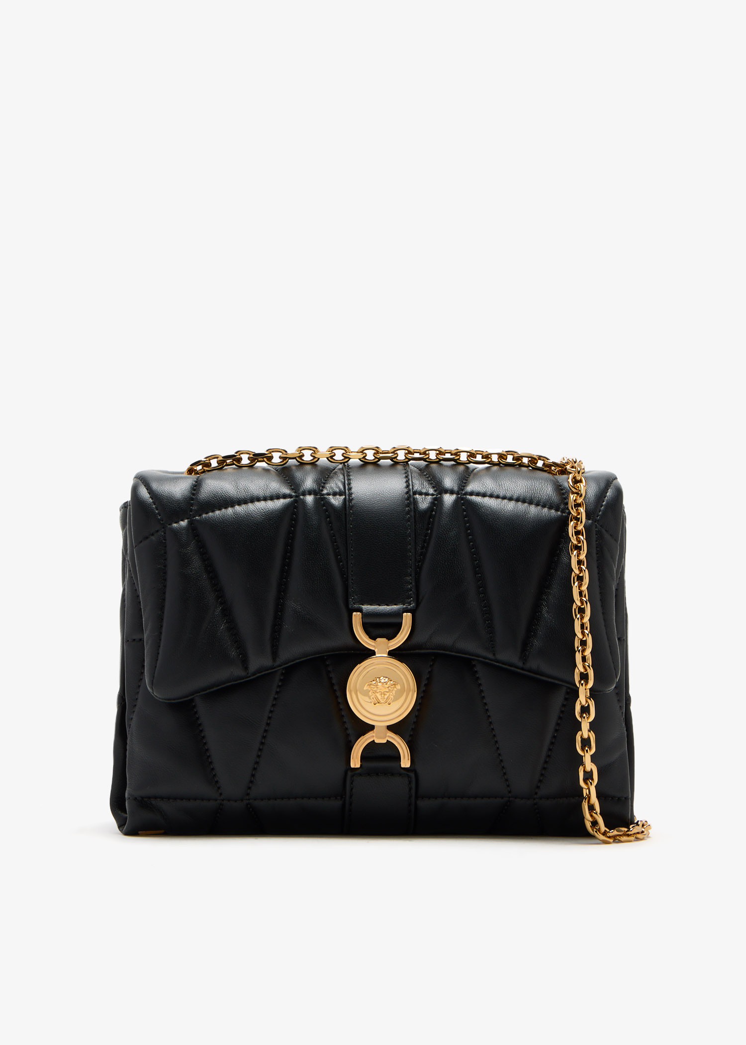 

Kleio quilted shoulder bag, Black