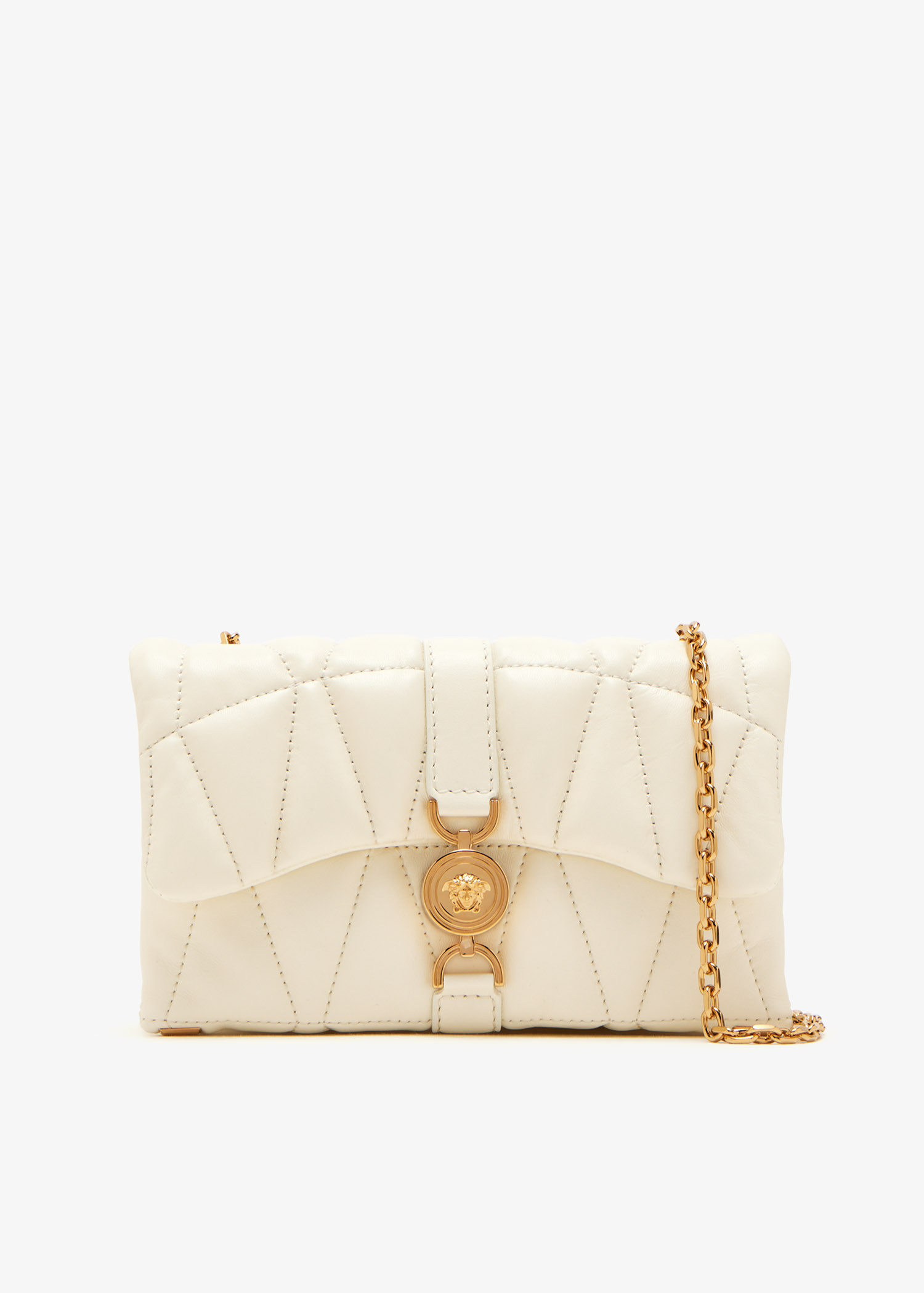 

Kleio quilted mini bag, White