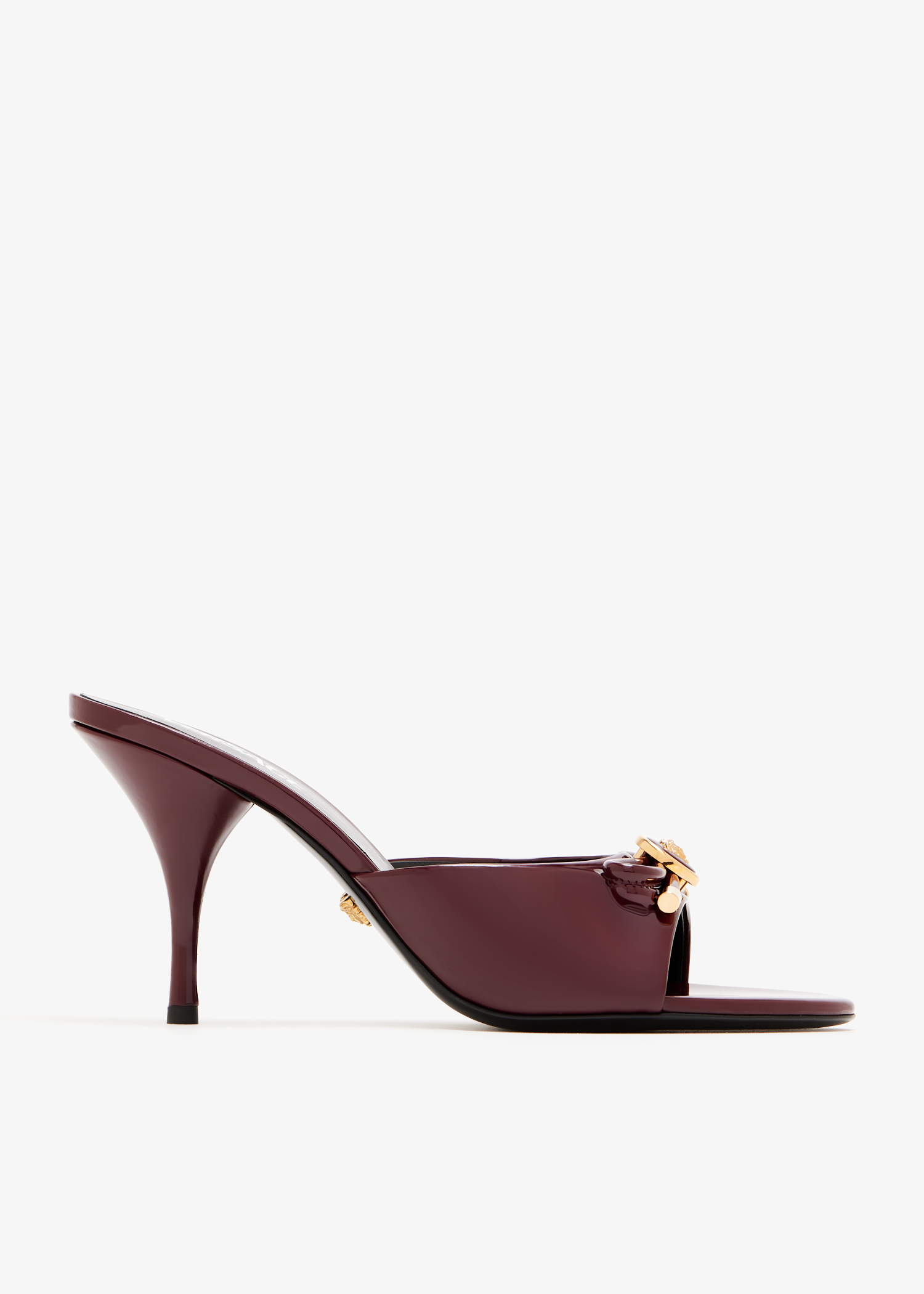

Opera Bow mules, Burgundy