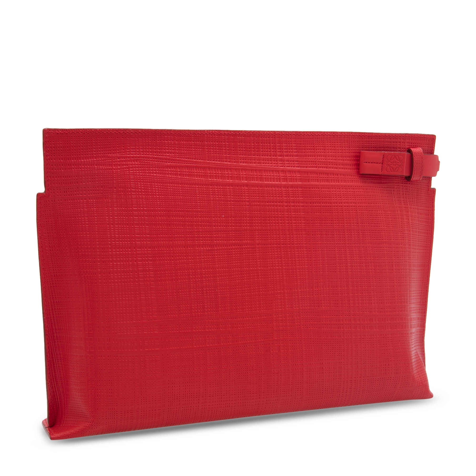 

T Pouch linen bag, Red