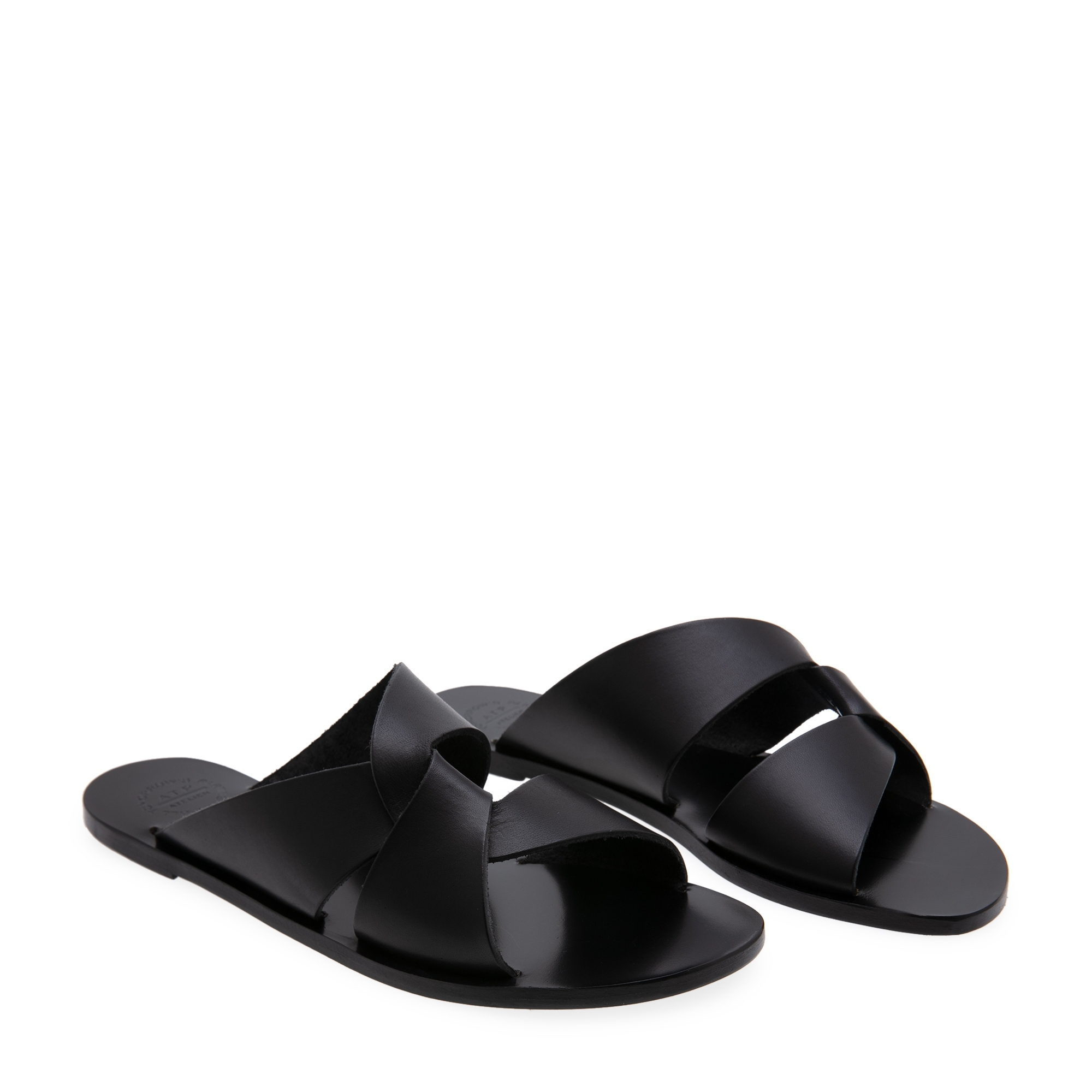 

Allai leather sandals, Black