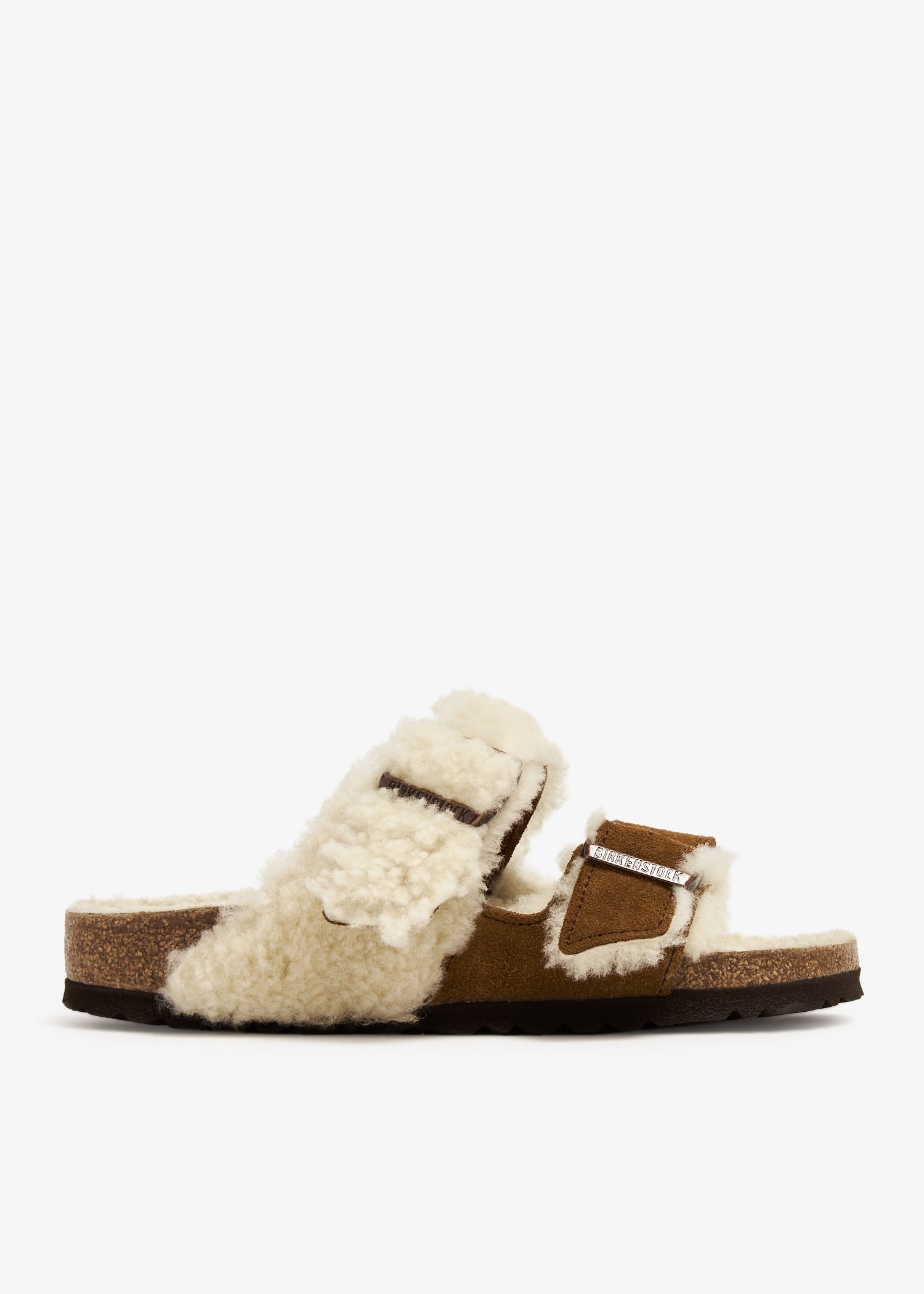 

Arizona mink split sandals, Beige