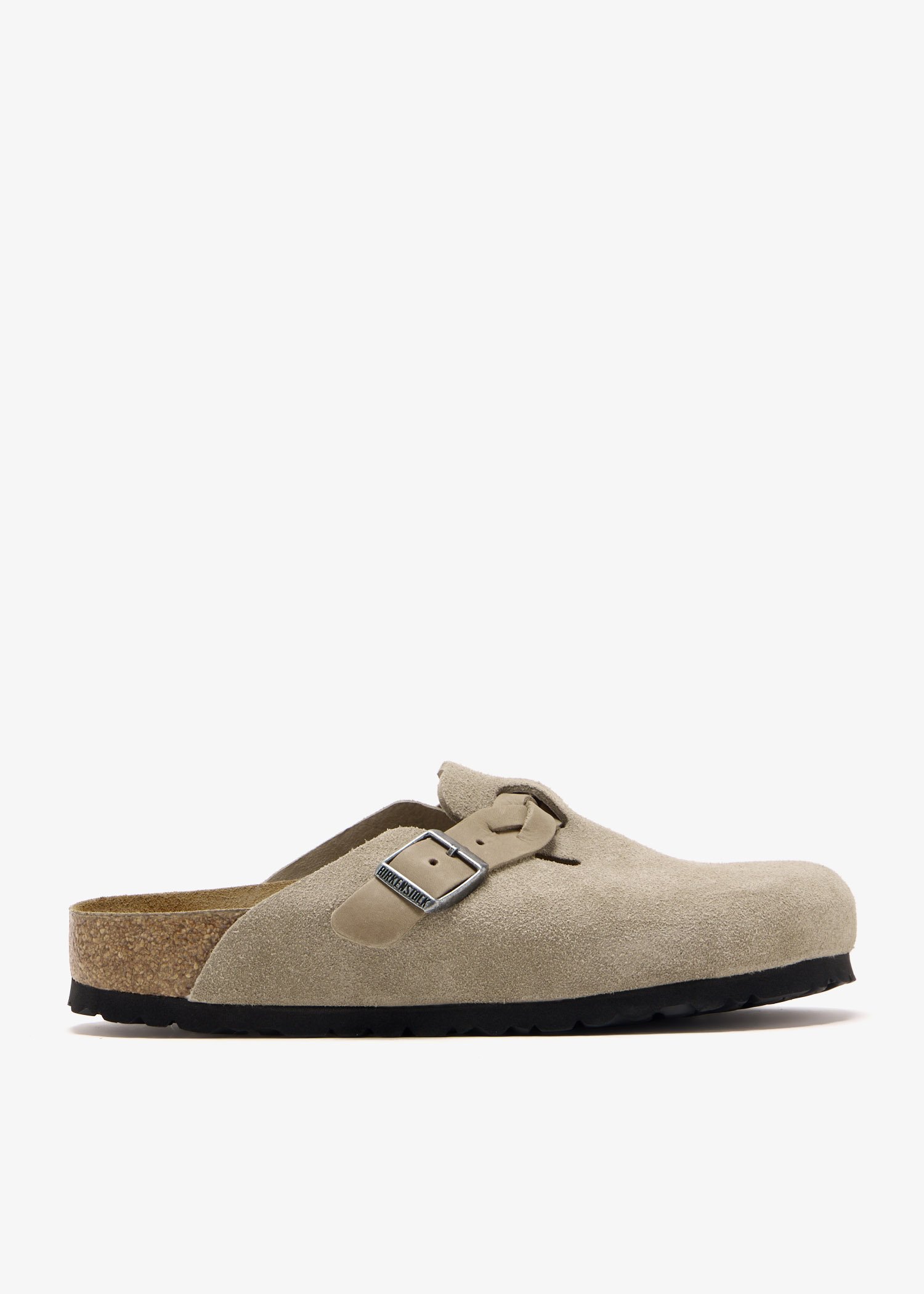 

Boston Braided narrow-width clogs, Taupe