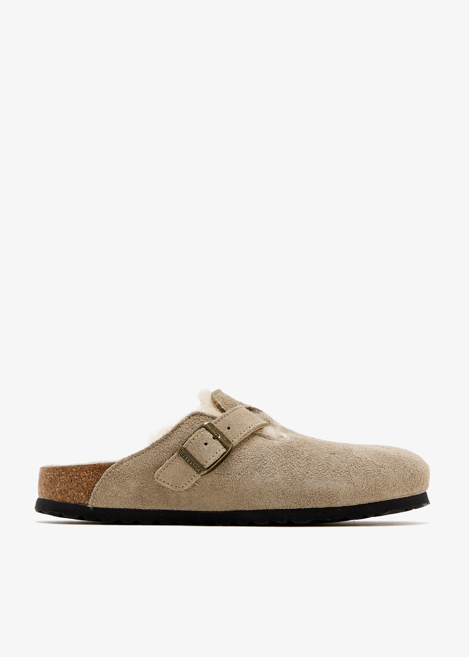 

Boston Shearling narrow-width clogs, Beige