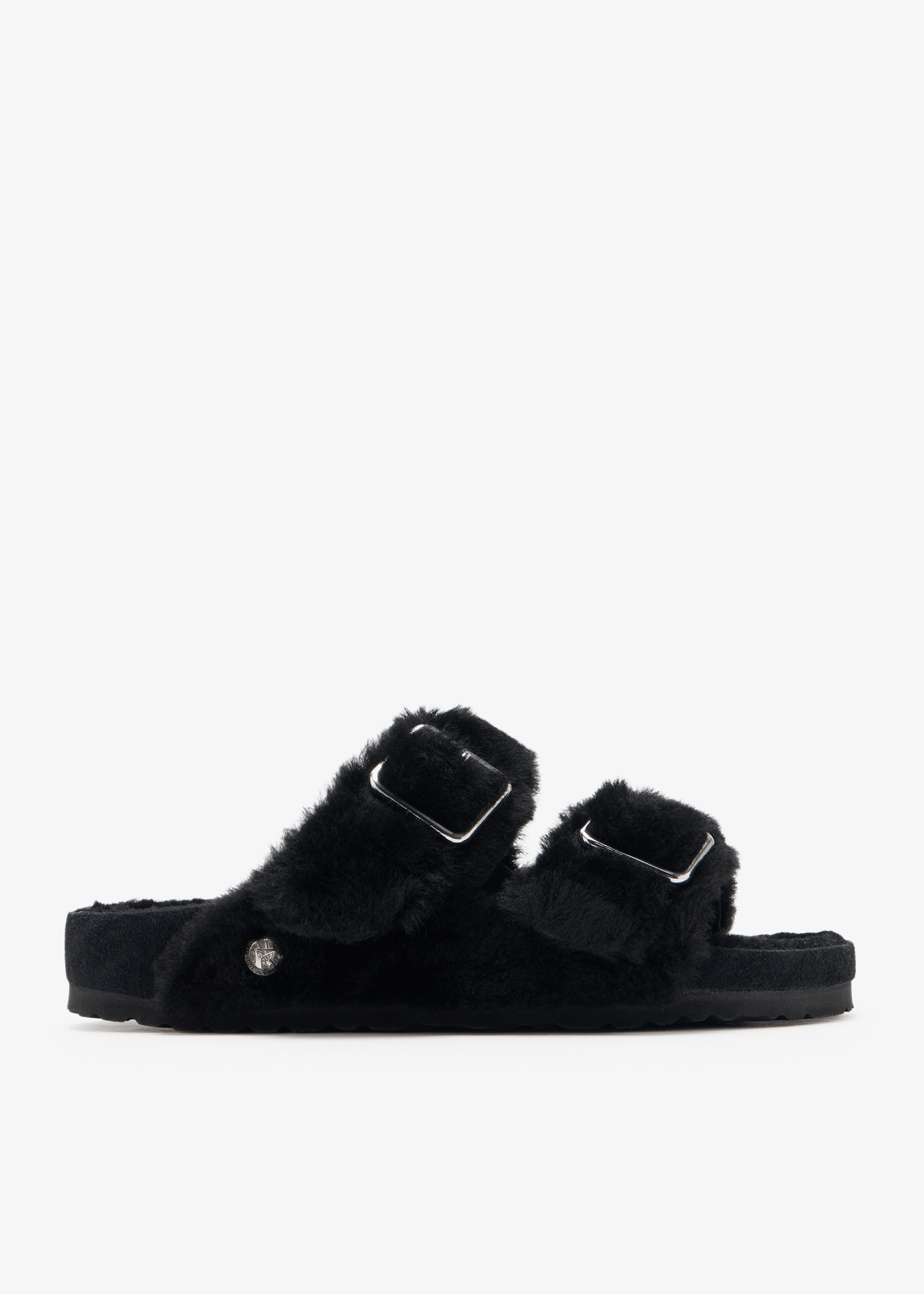 

Arizona 1774 Shearling narrow-width sandals, Black