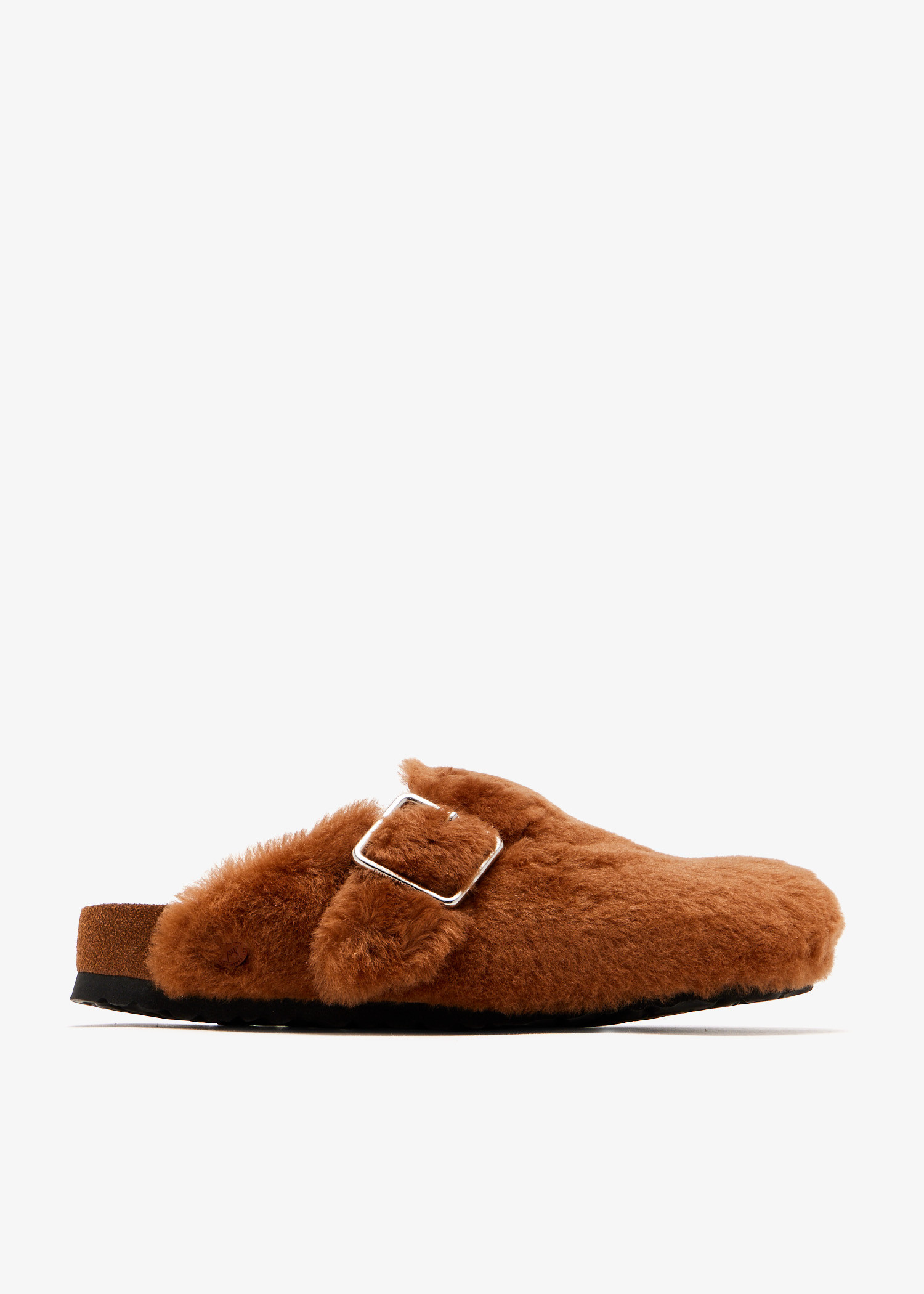 

Boston Shearling narrow-width clogs, Brown