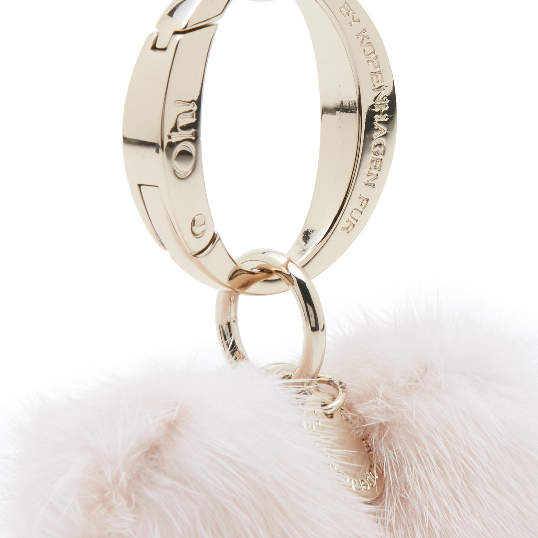 

Ally Heart charm keyring, White