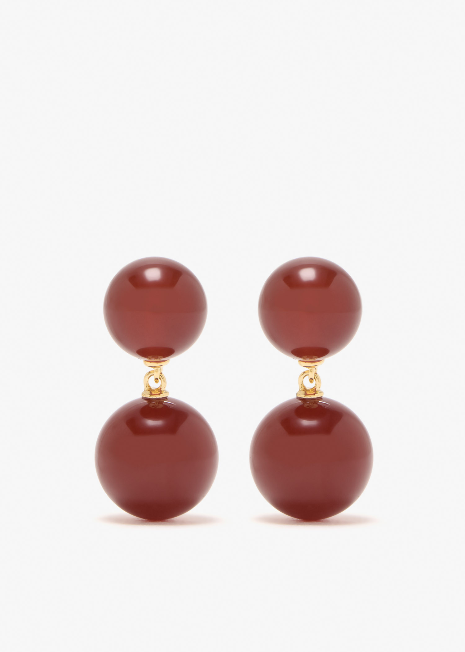 

The Hannah earrings, Red