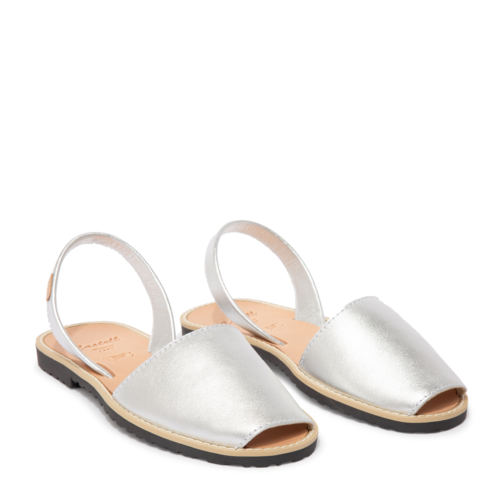 

Slingback sandals, Silver