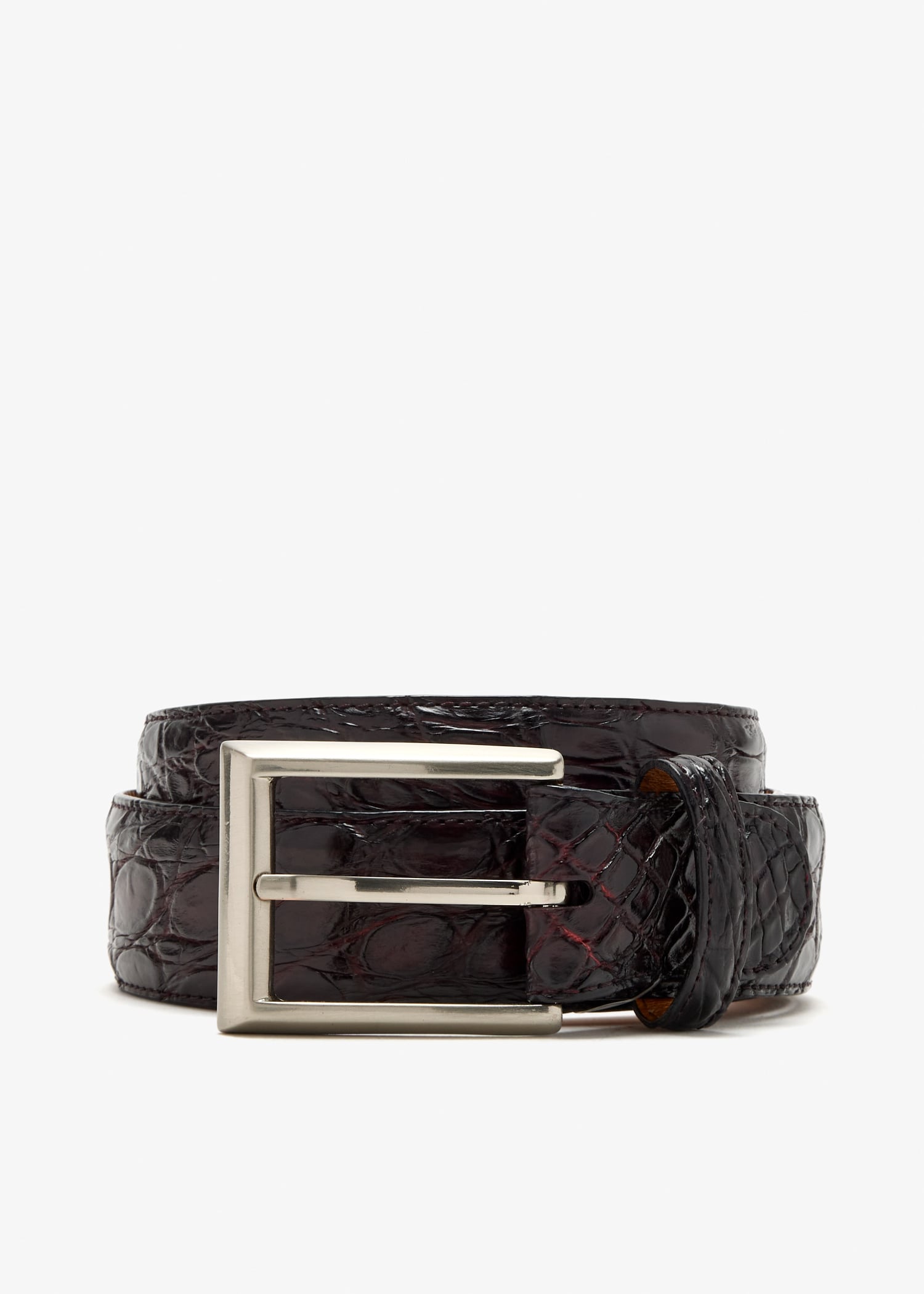 

Cocoarcade leather belt, Burgundy