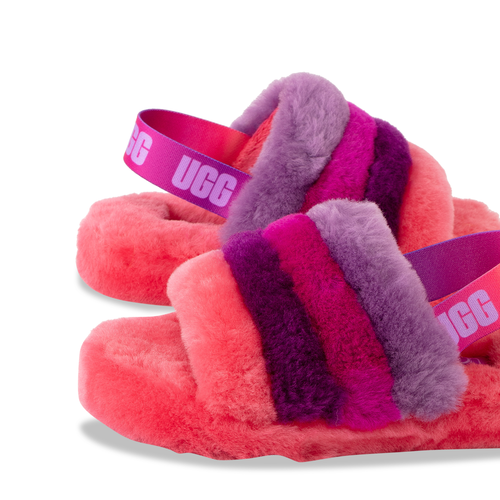 

Fluff Yeah slide sandals, Pink