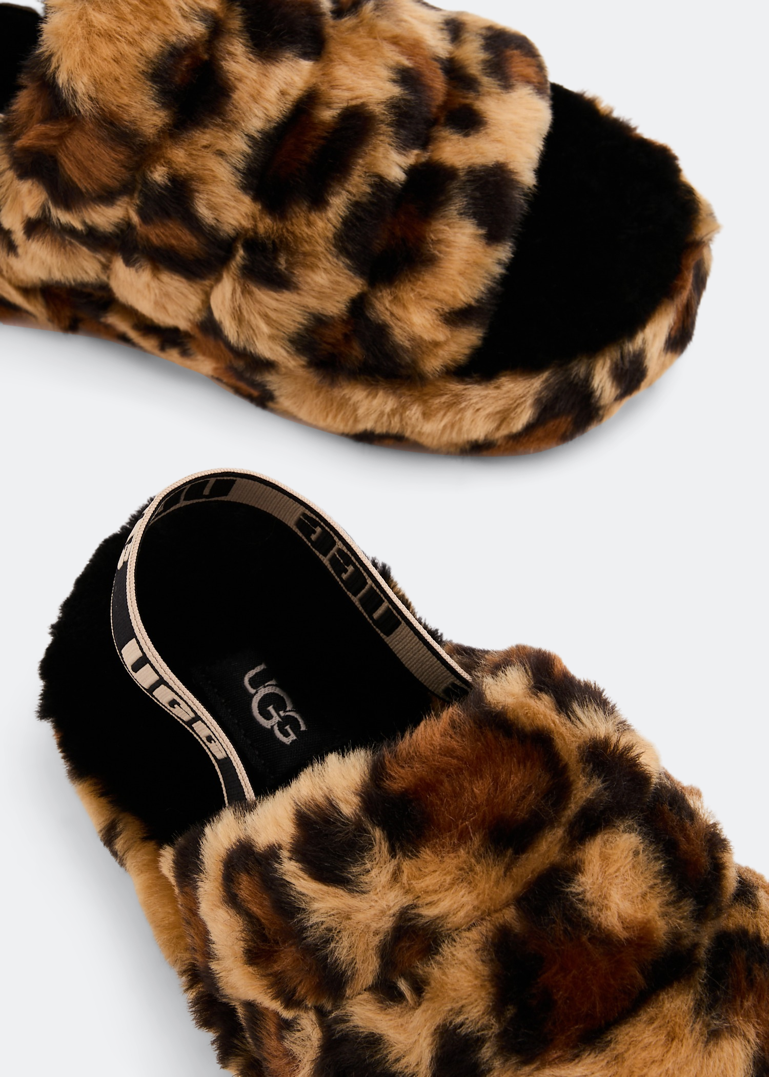 

Fluff Yeah spotty sandals, Animal print