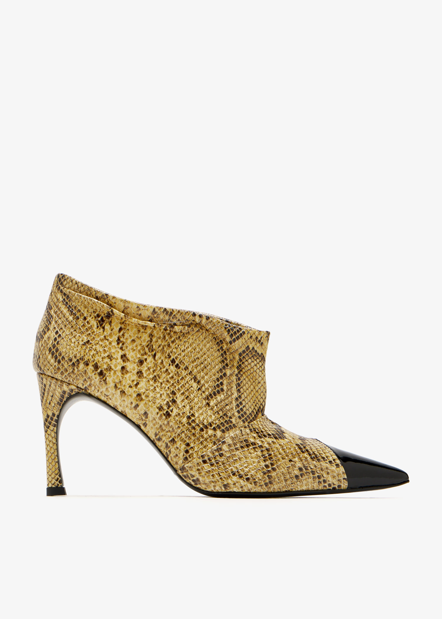 

Snake-print ankle boots, Animal printed