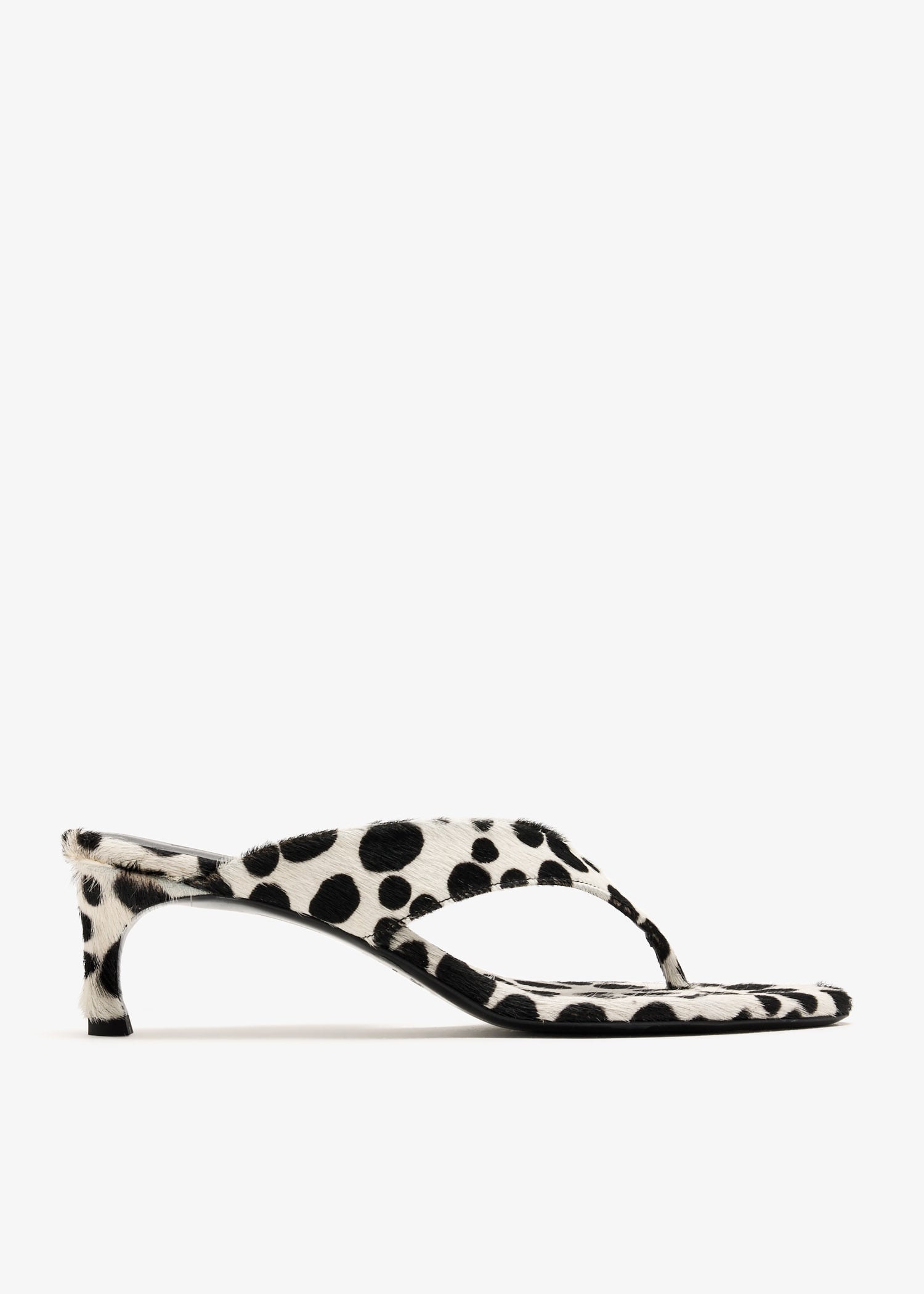 

Polka dot sandals, Printed