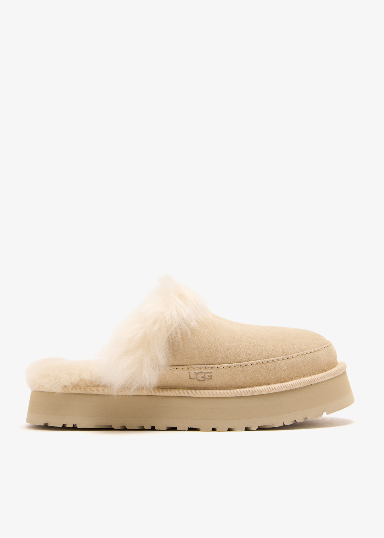 

Disquette slippers, Beige