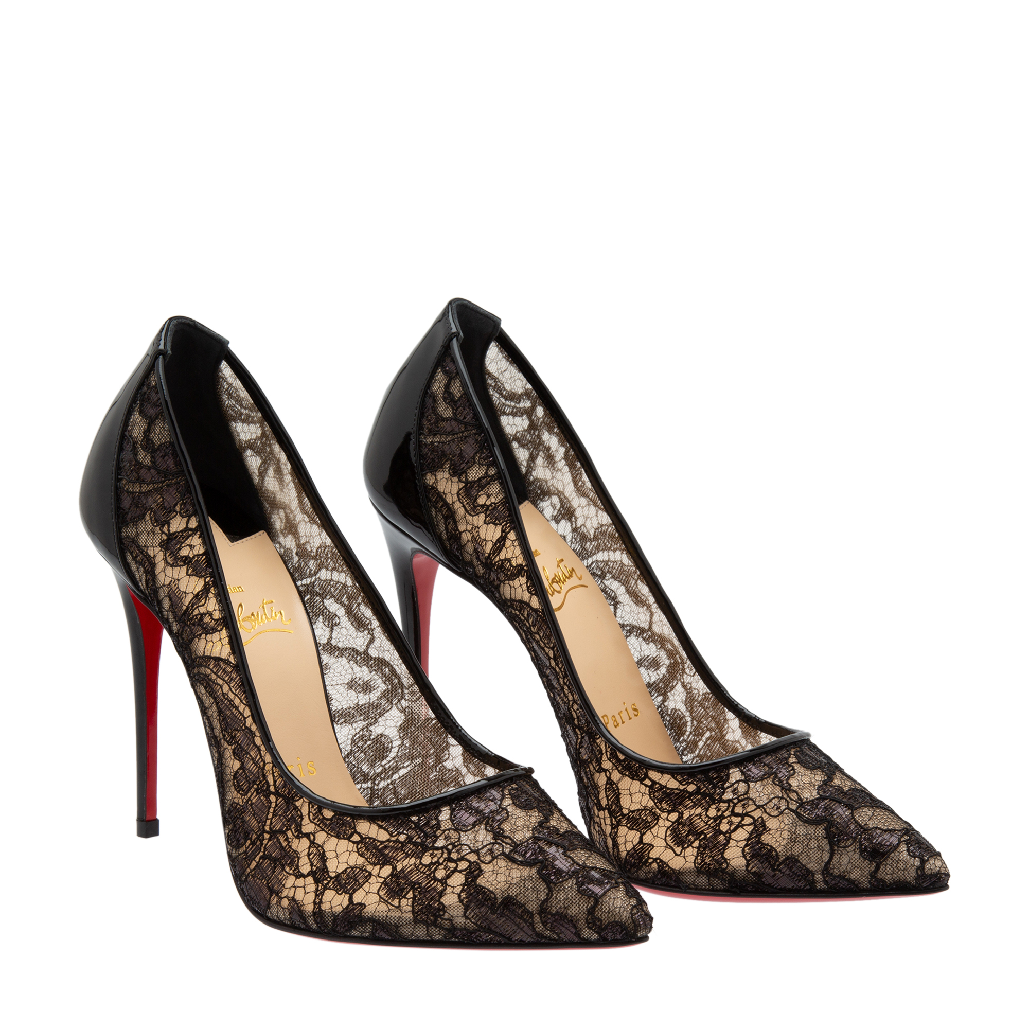 

Follies lace 100 pumps, Black