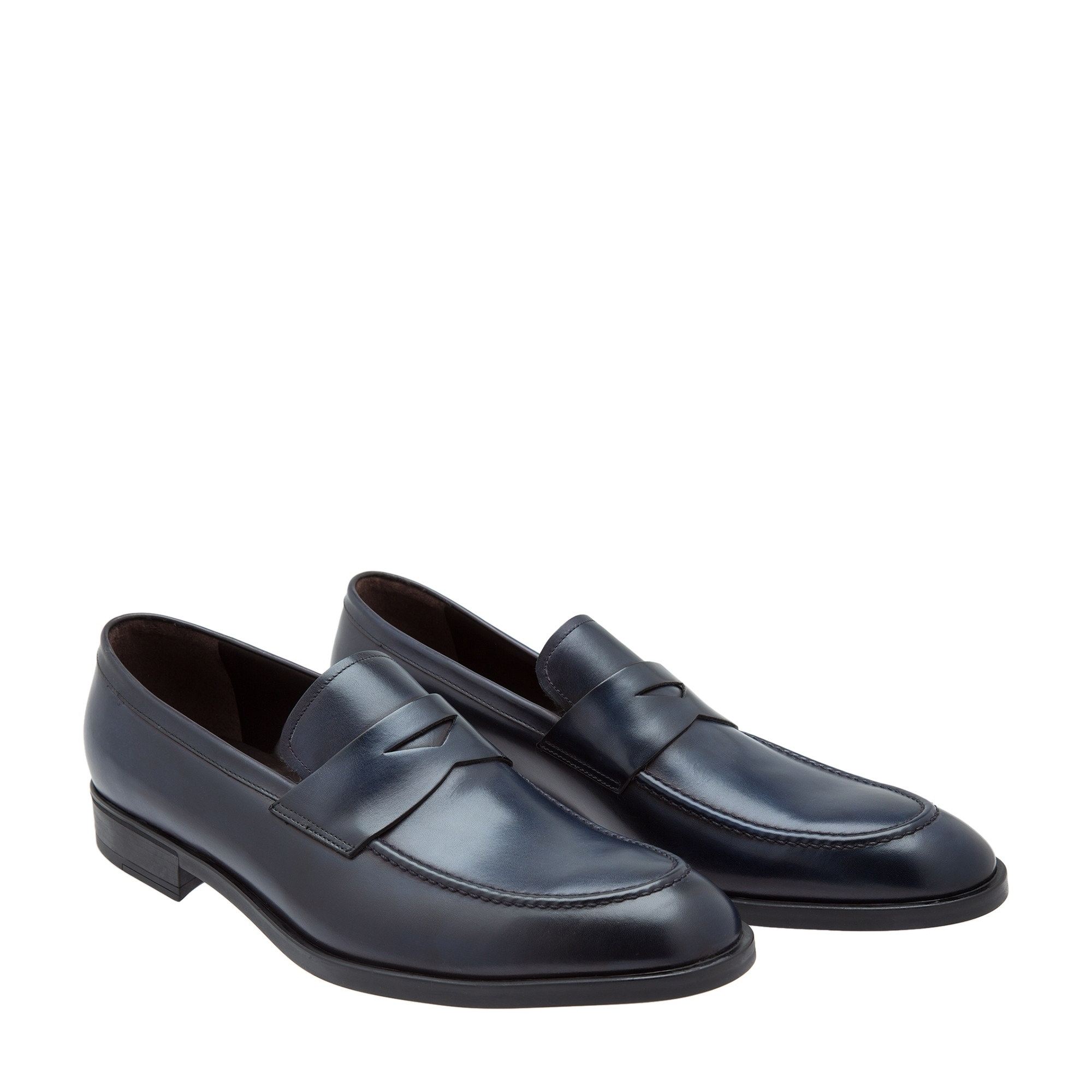 

Leather loafers, Blue