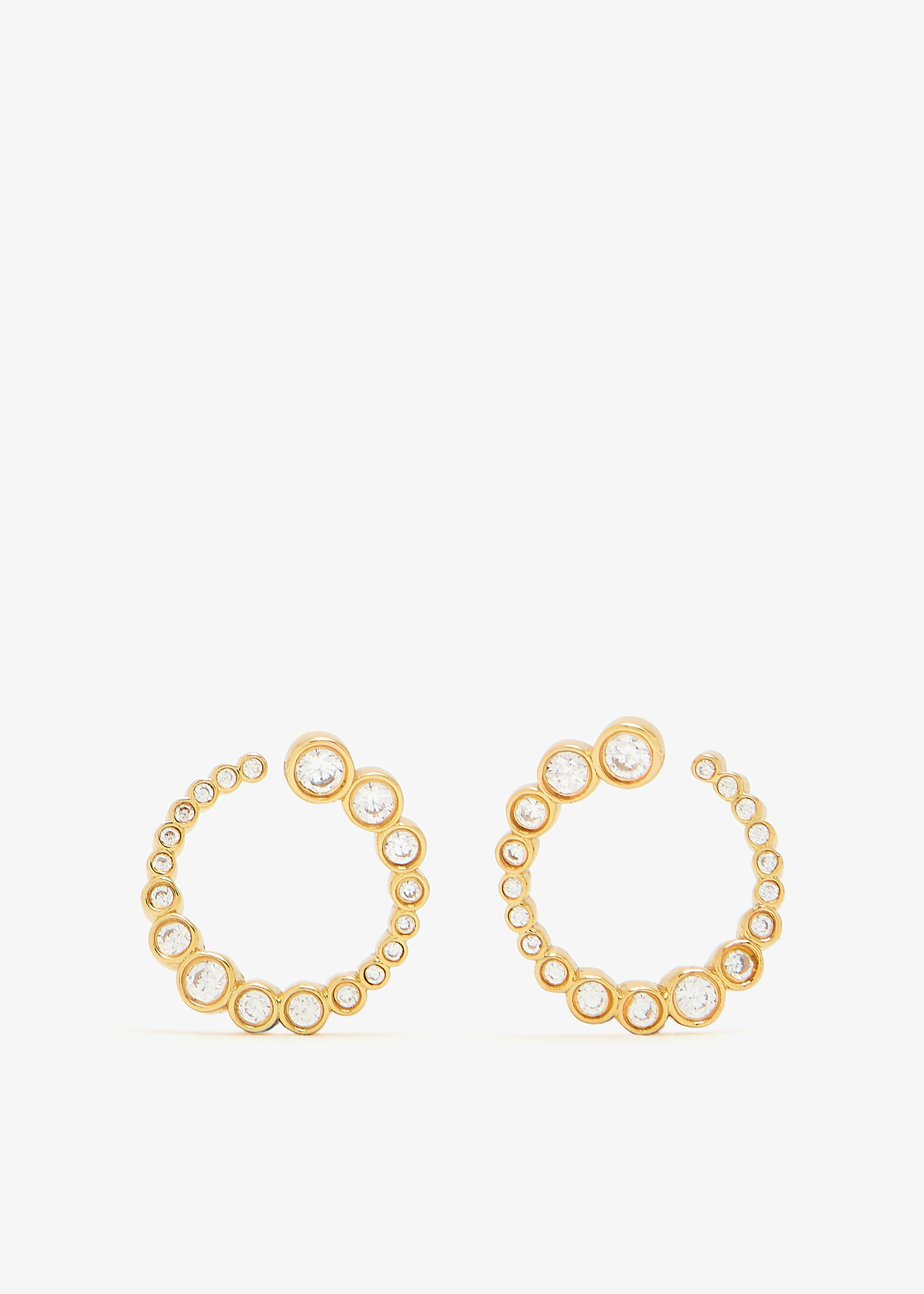 

Odette Spiral earrings, Gold