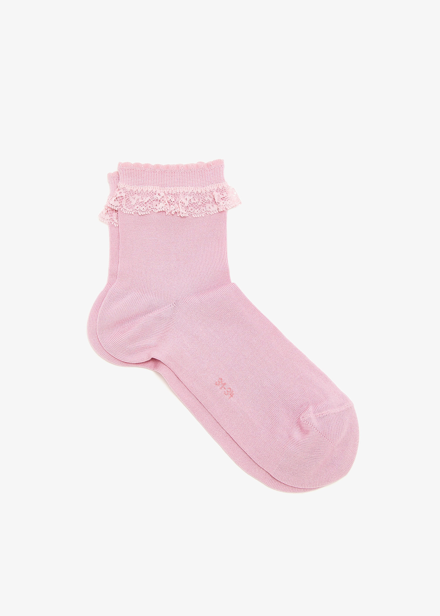 

Romantic lace socks, Pink
