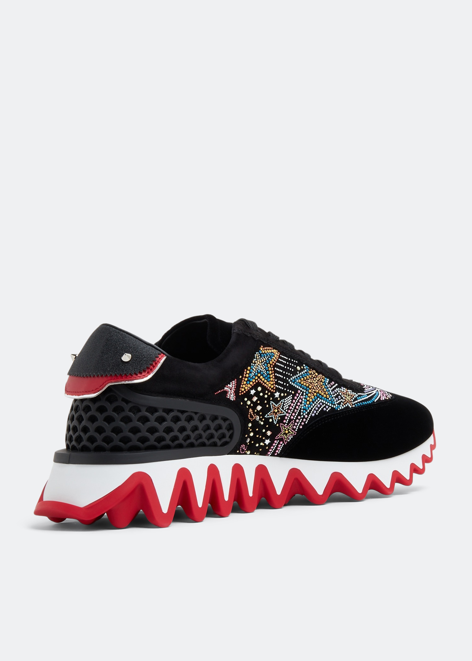 

Loubishark Starlight sneakers, Black