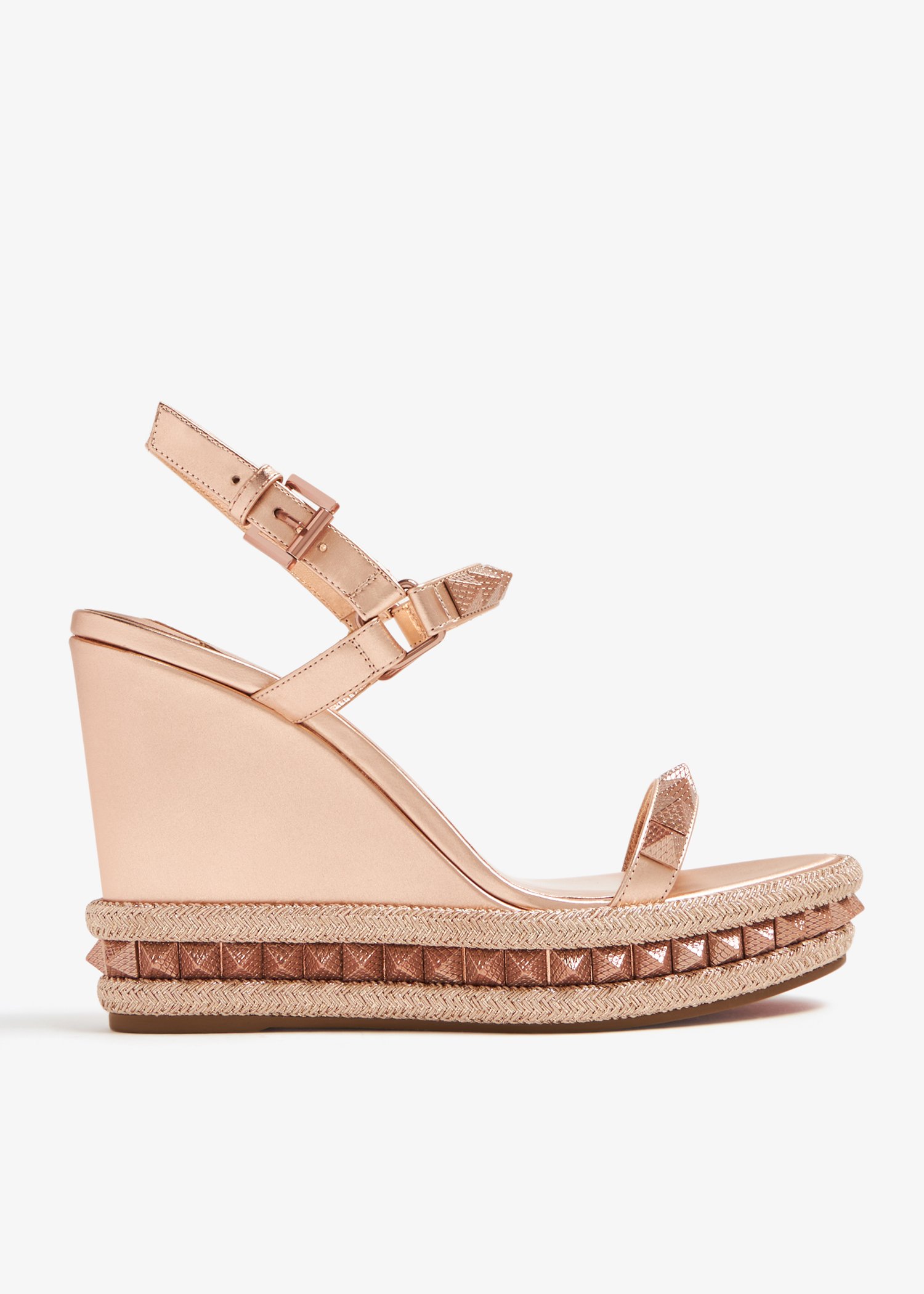 

Pyraclou 110 wedge sandals, Gold