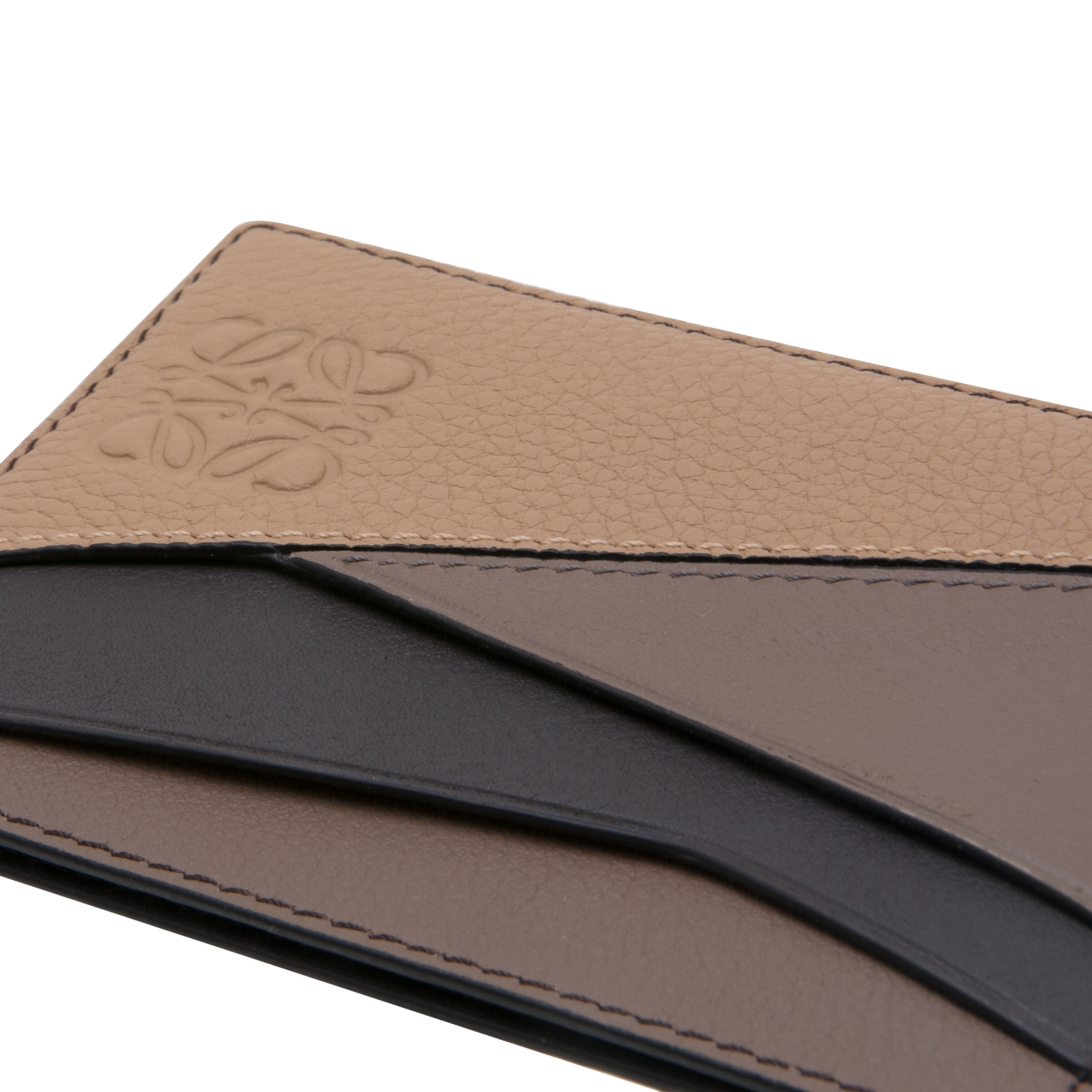 

Puzzle cardholder, Brown