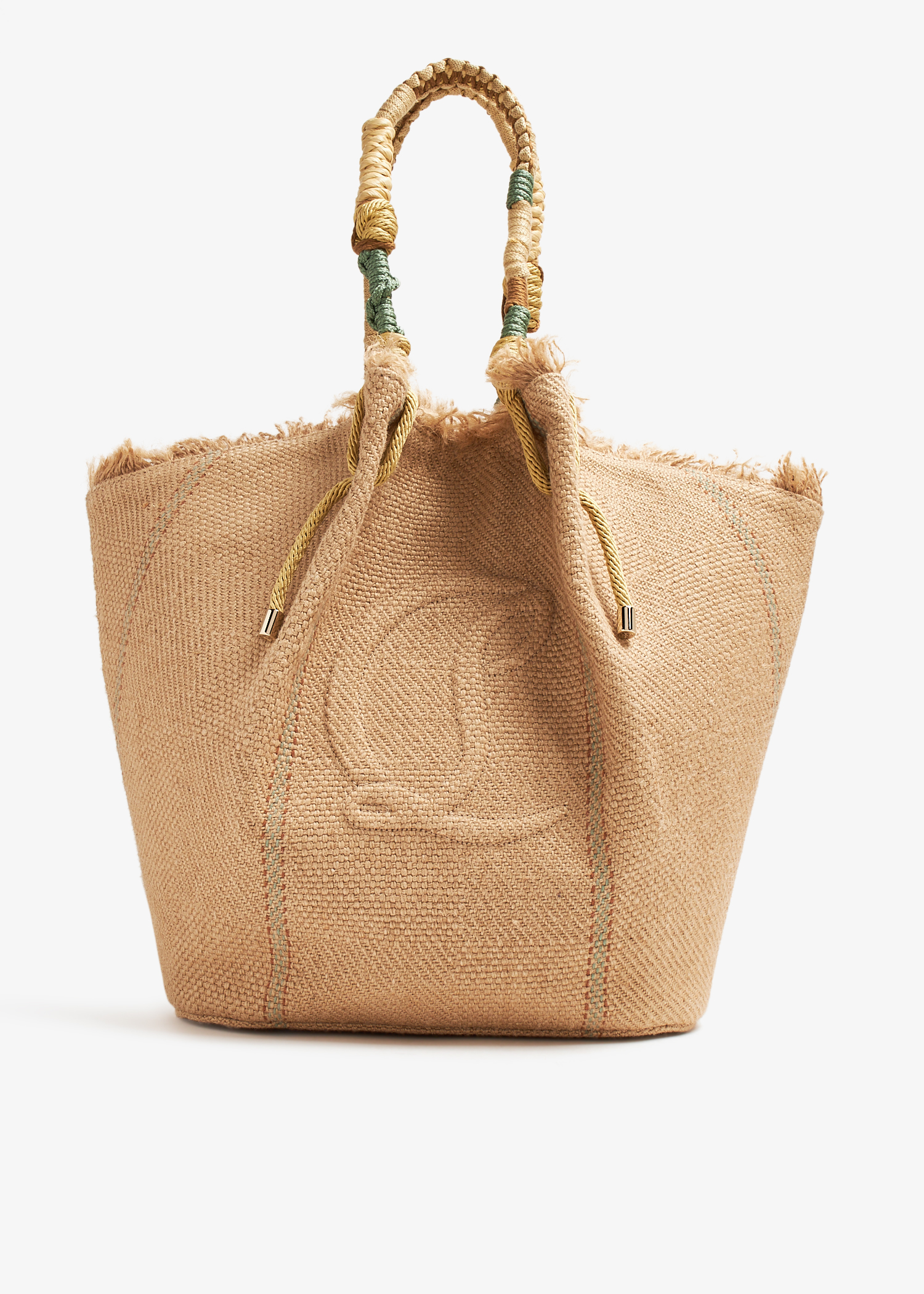 

By My Side shopper tote bag, Beige