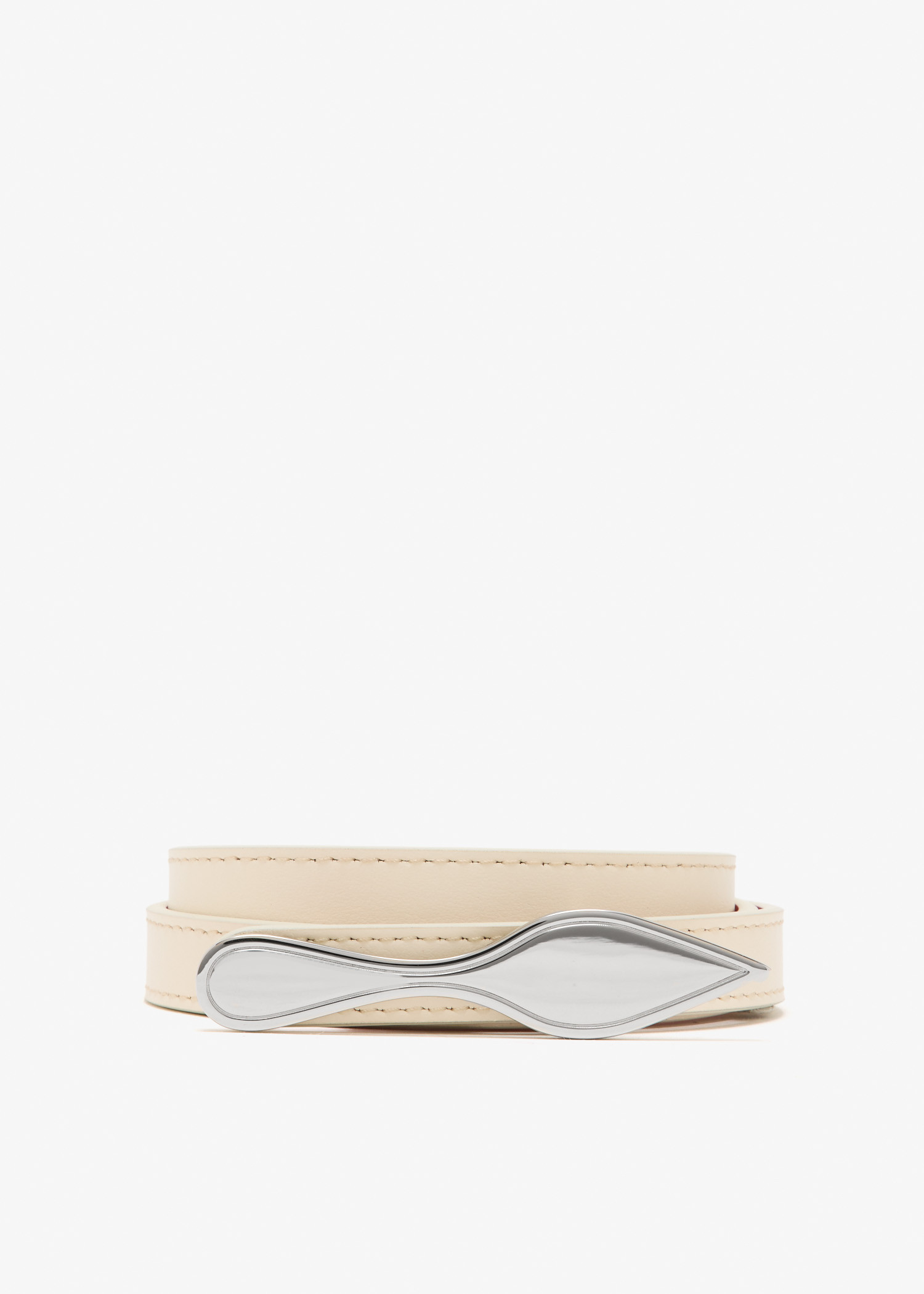 

Bettina reversible belt, White