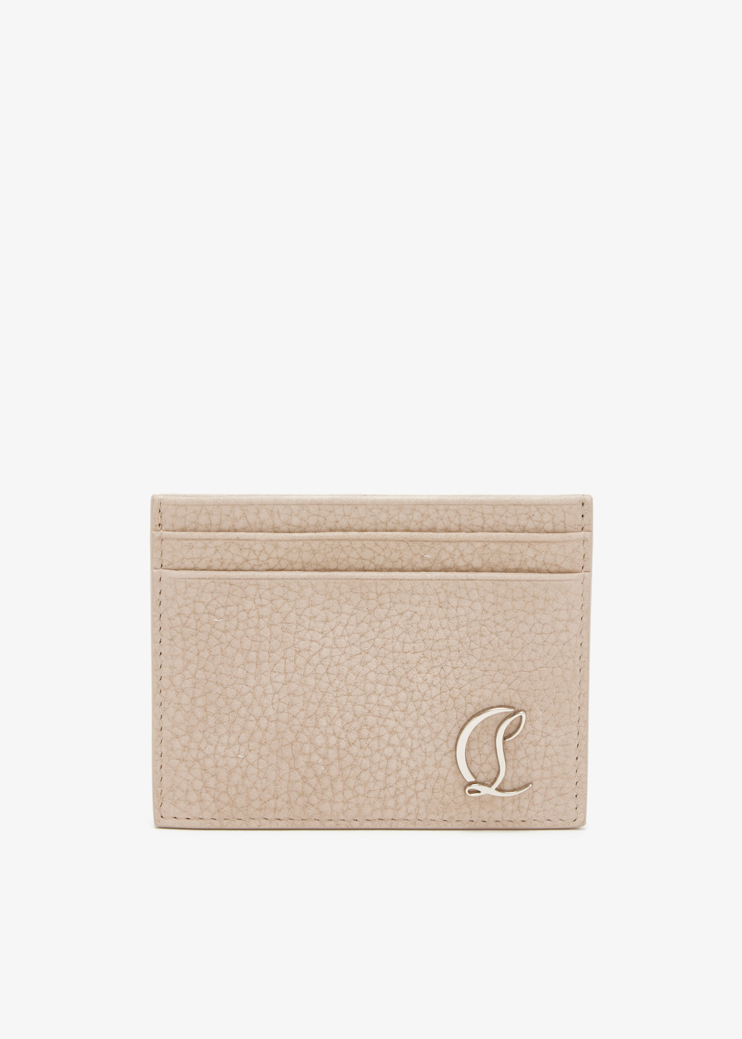 

Mooncrest card holder, Beige