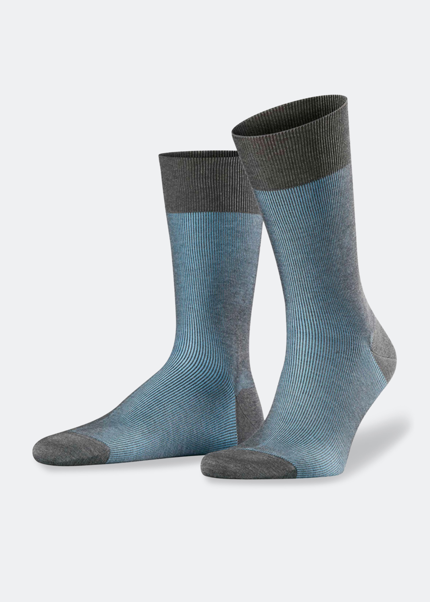 

Fine Shadow men socks, Grey