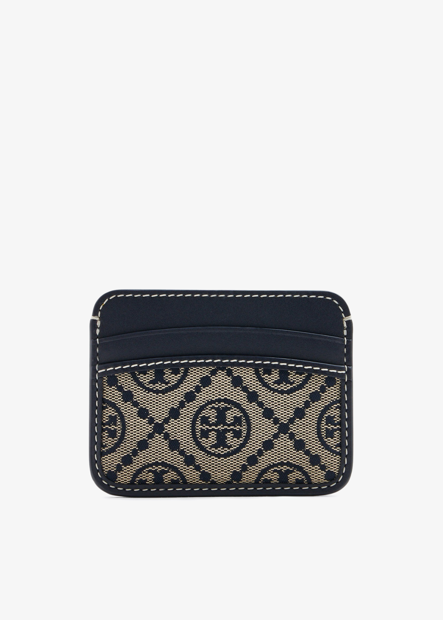 

T Monogram card case, Blue