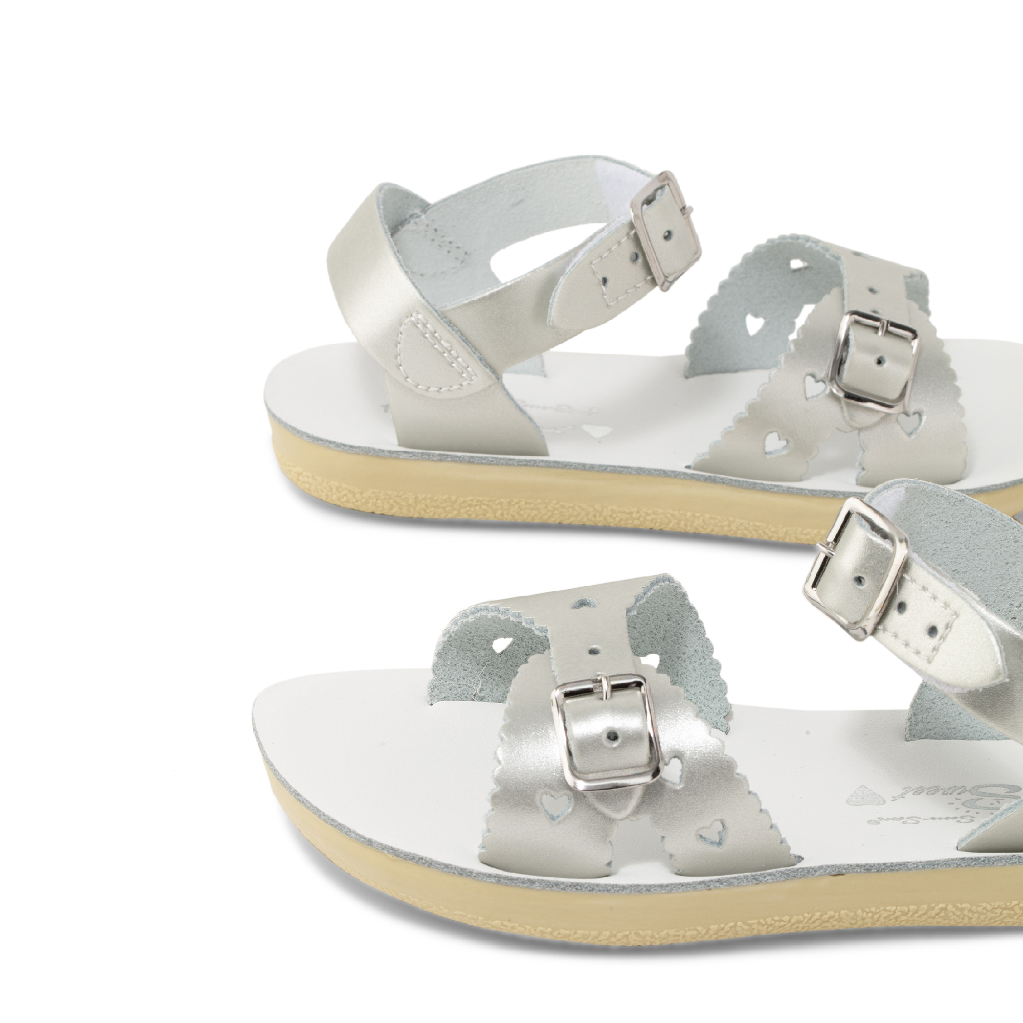 

Sweetheart sandals, Silver