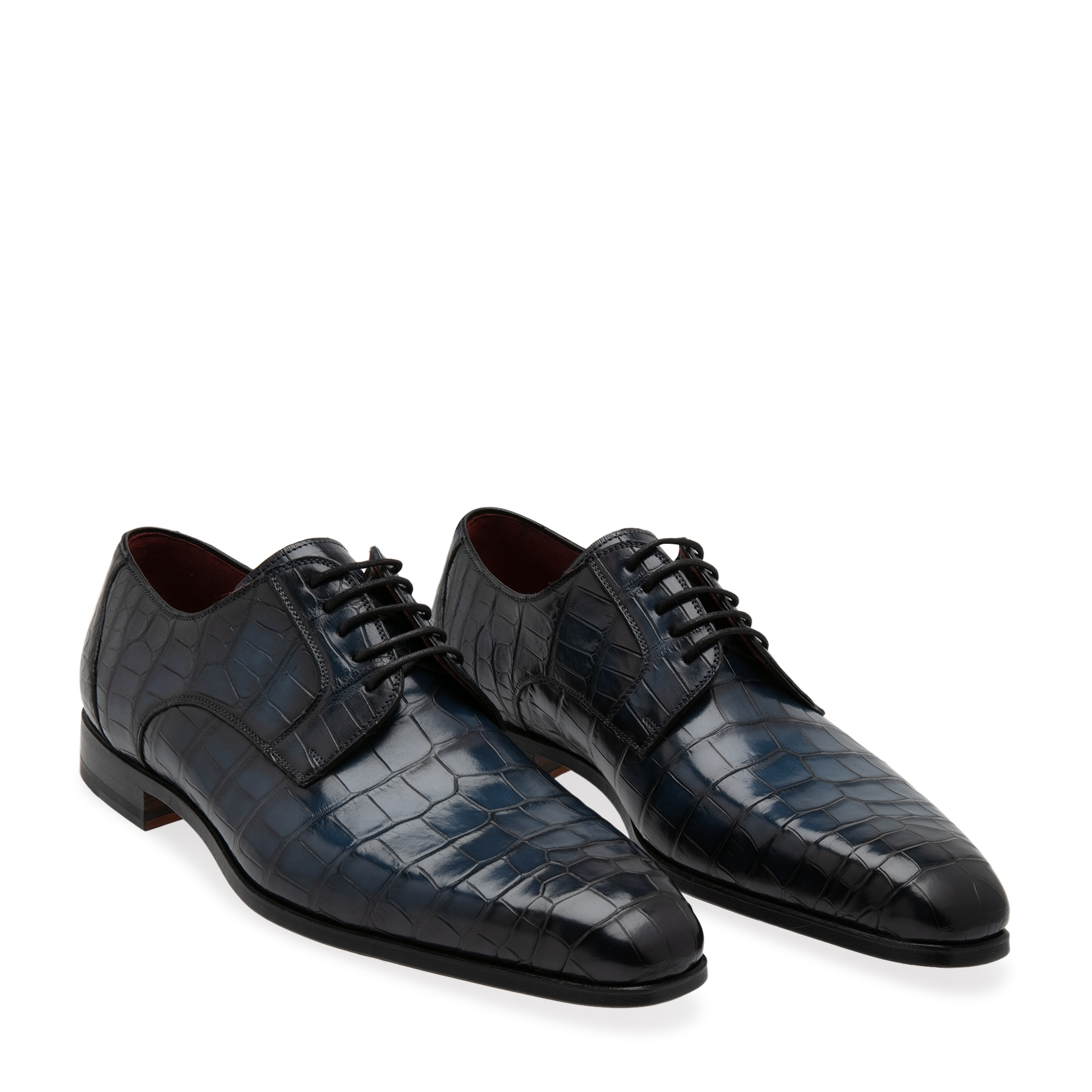 

Alligator leather shoes, Blue