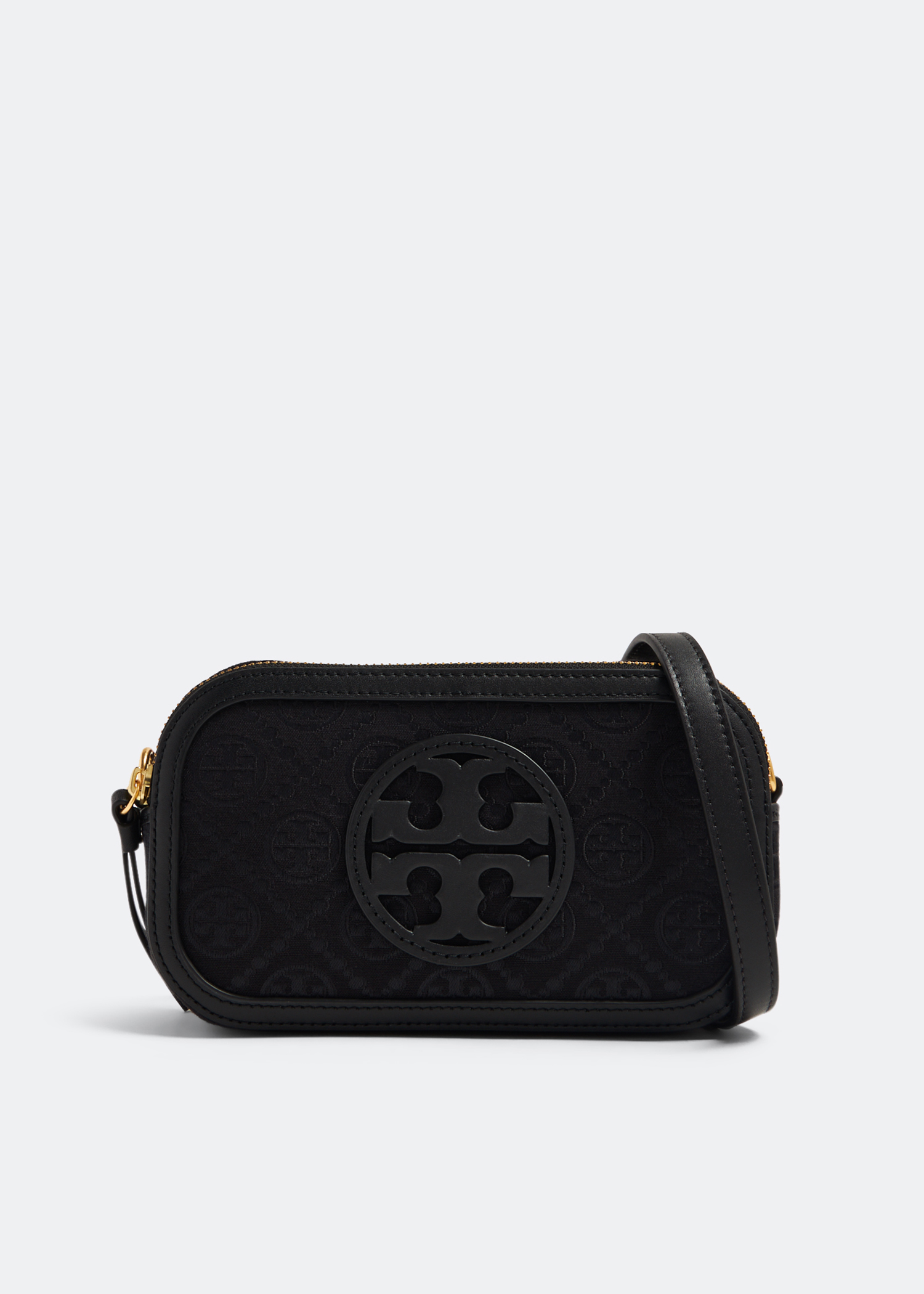 

Miller T Monogram mini crossbody bag, Black