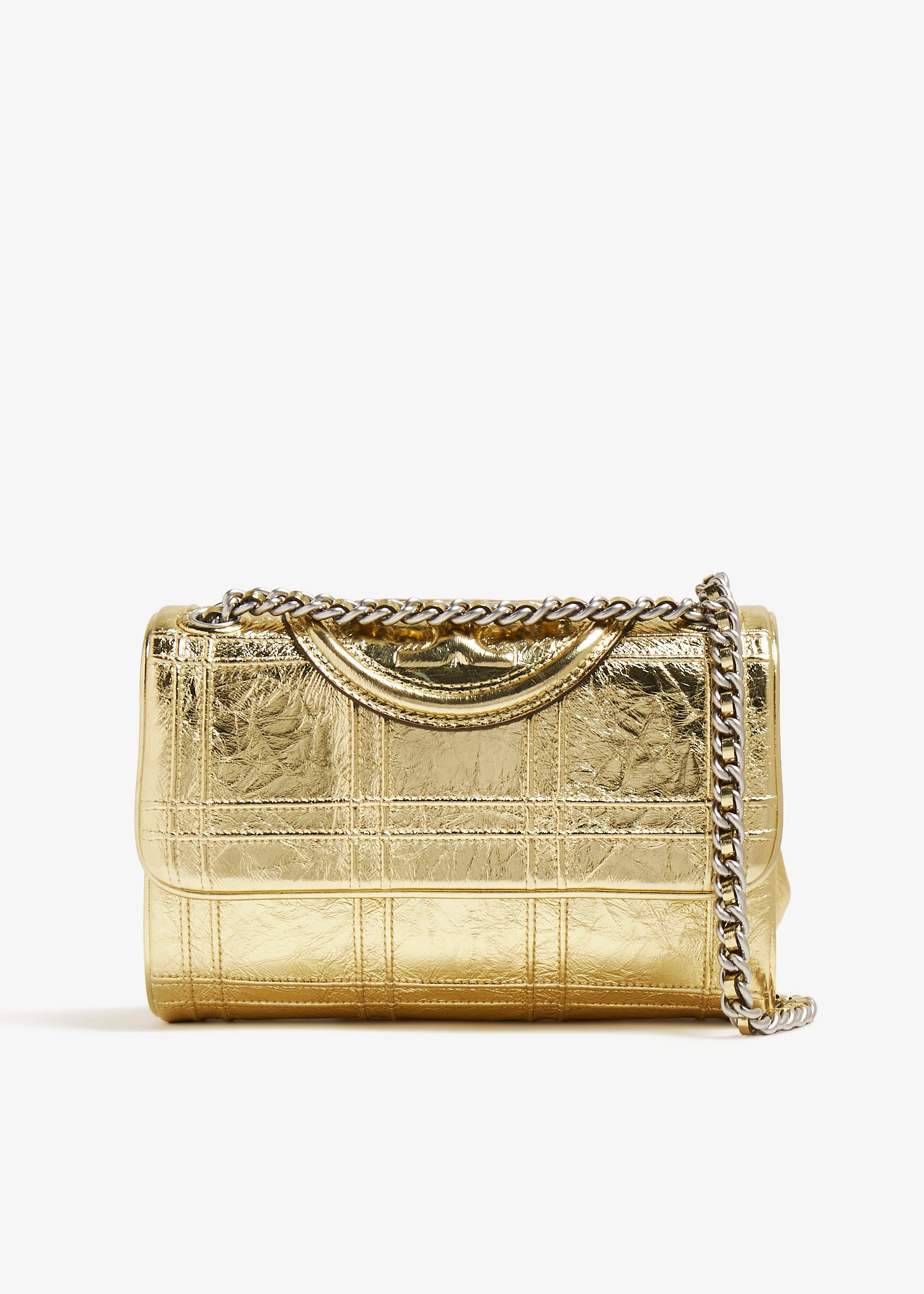 

Fleming soft convertible shoulder bag, Gold