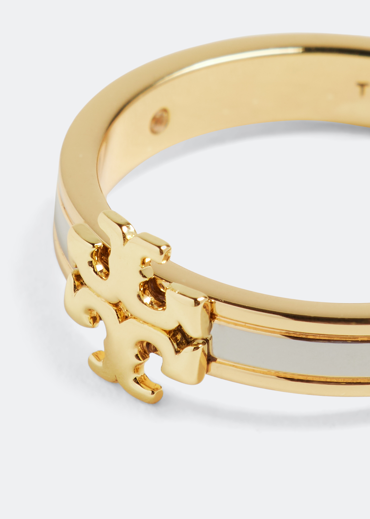 

Kira enamel ring, White