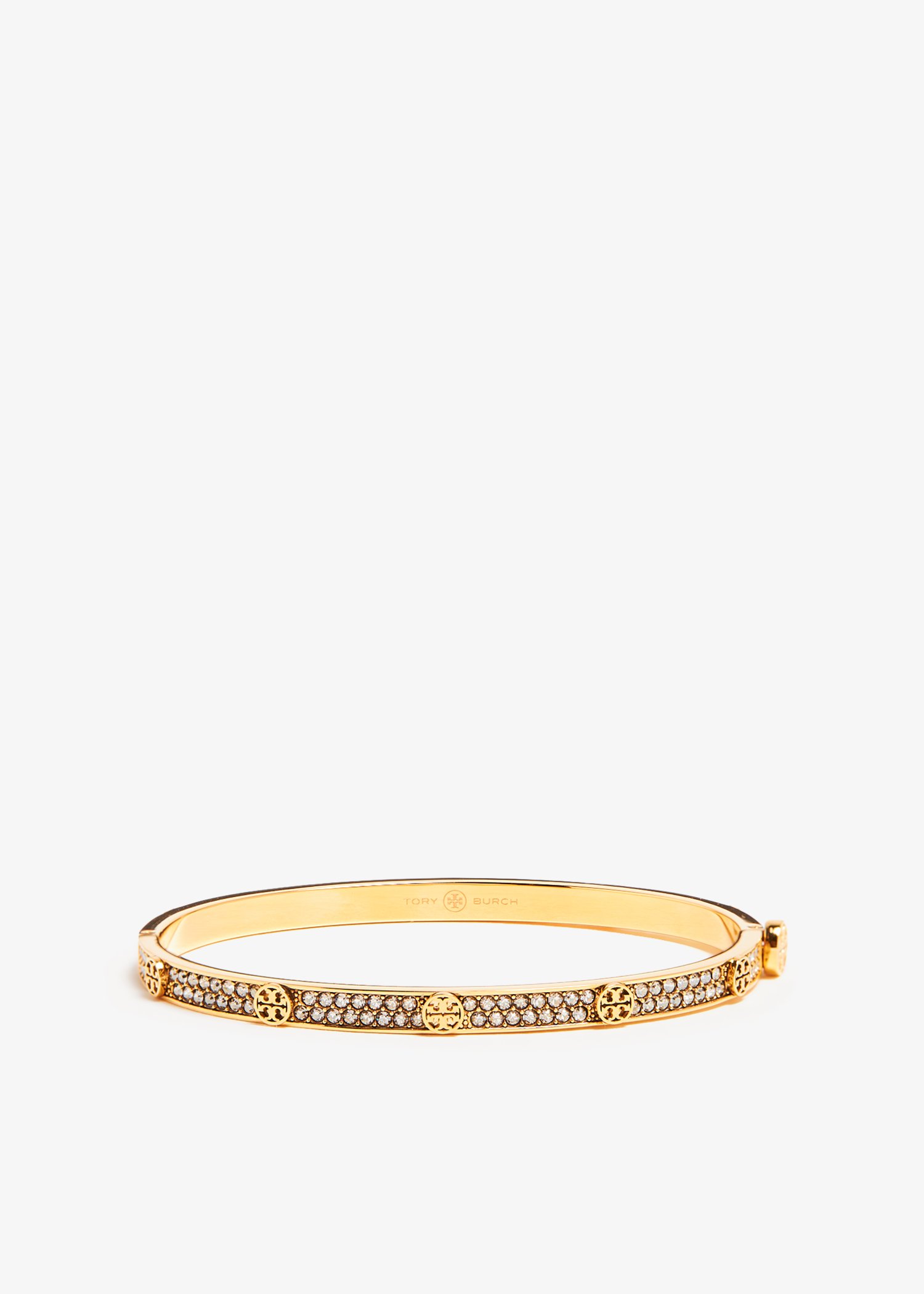 

Miller stud pavé hinge bracelet, Gold