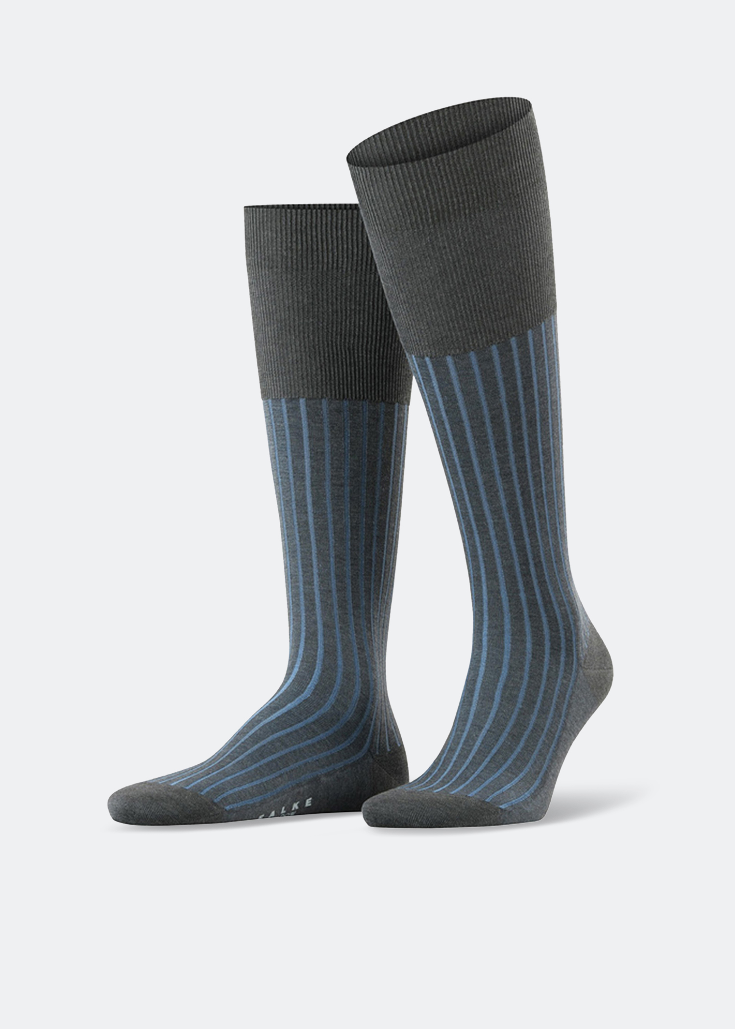 

Shadow knee-high socks, Grey