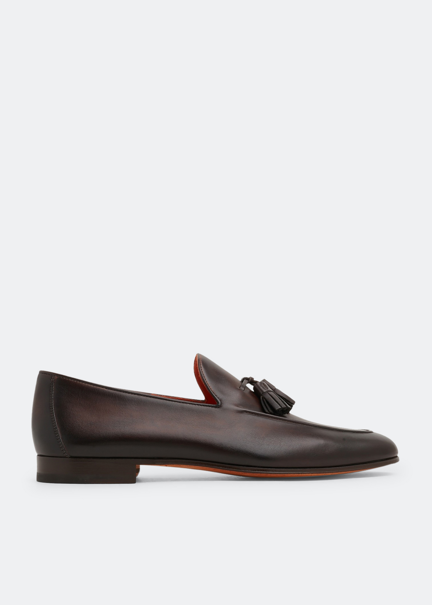 

Leather tassel loafers, Brown