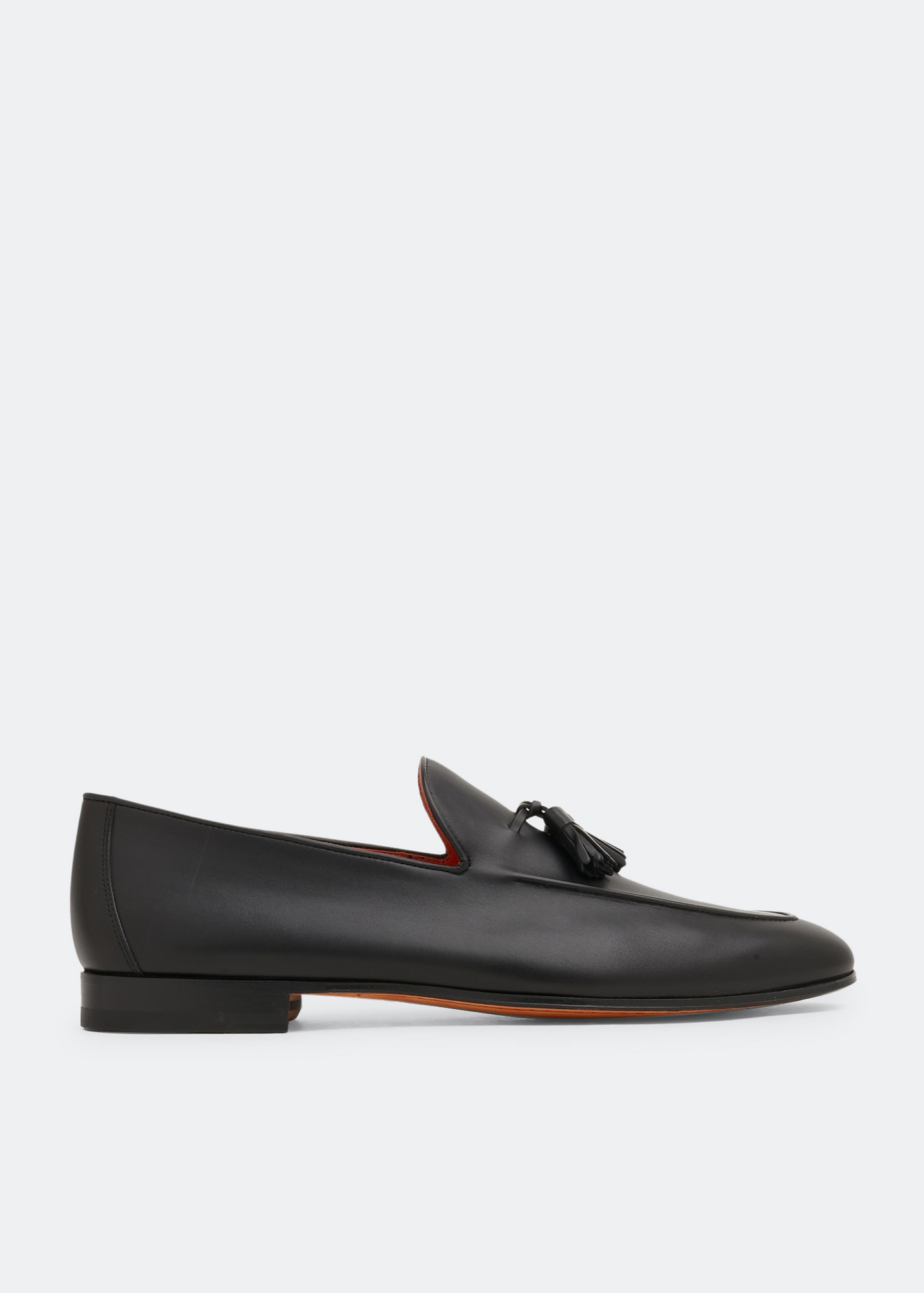 

Leather tassel loafers, Black
