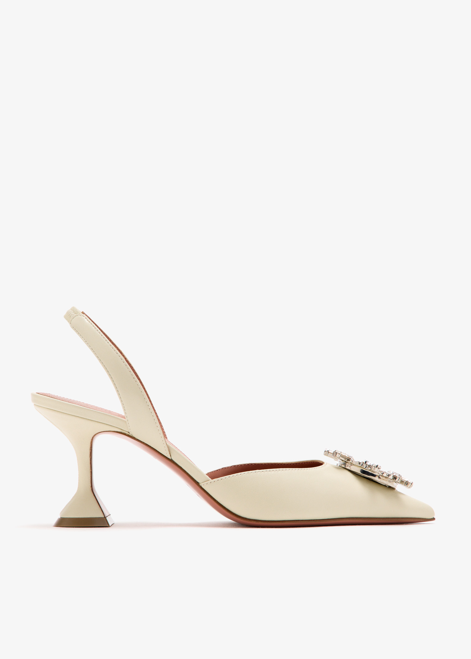 

Begum 70 slingback pumps, Cream