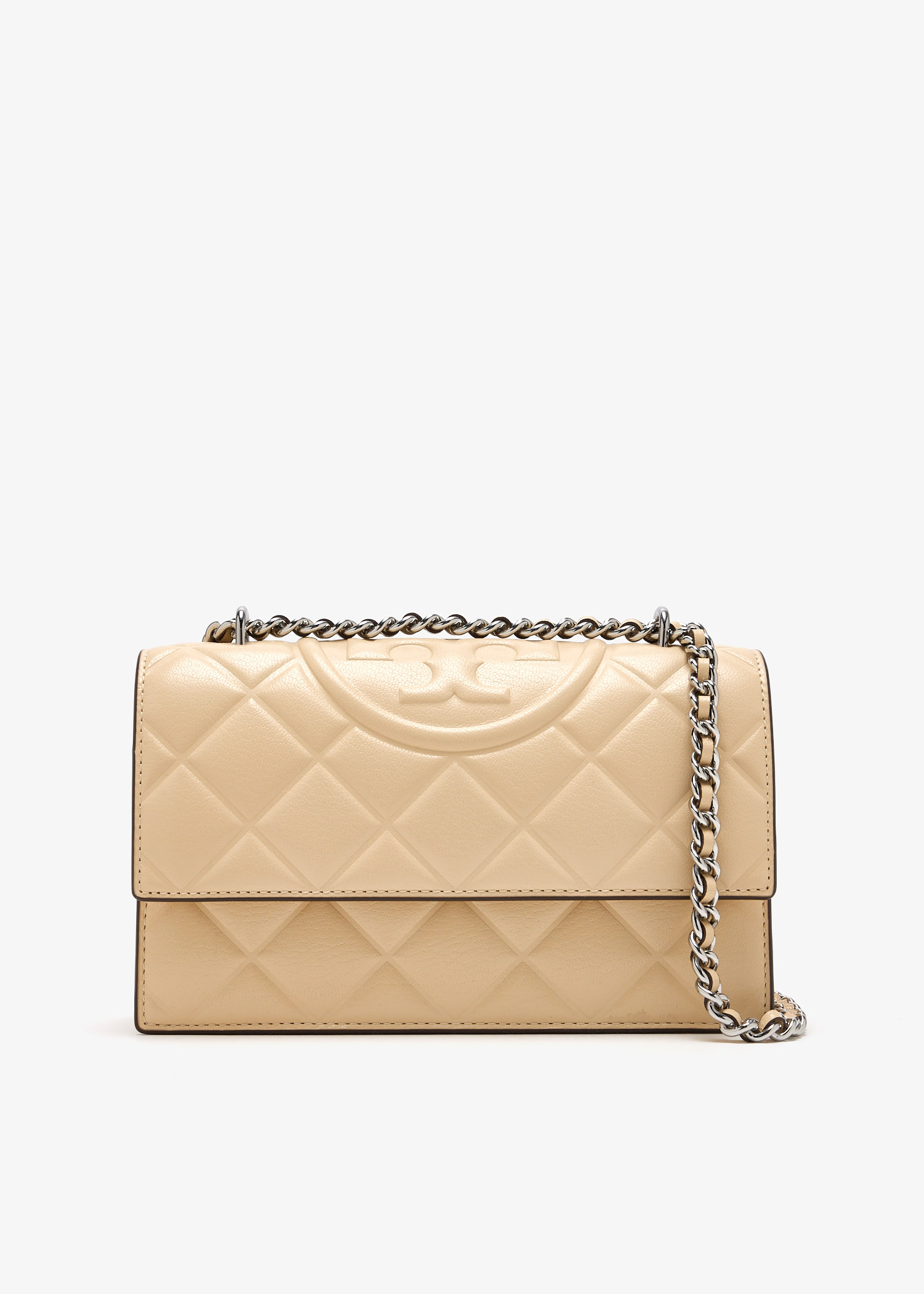 

Fleming small convertible shoulder bag, Beige