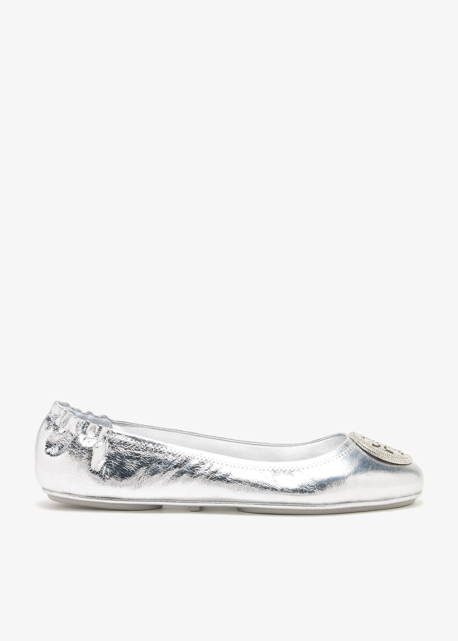 

Minne travel ballet flats, Silver