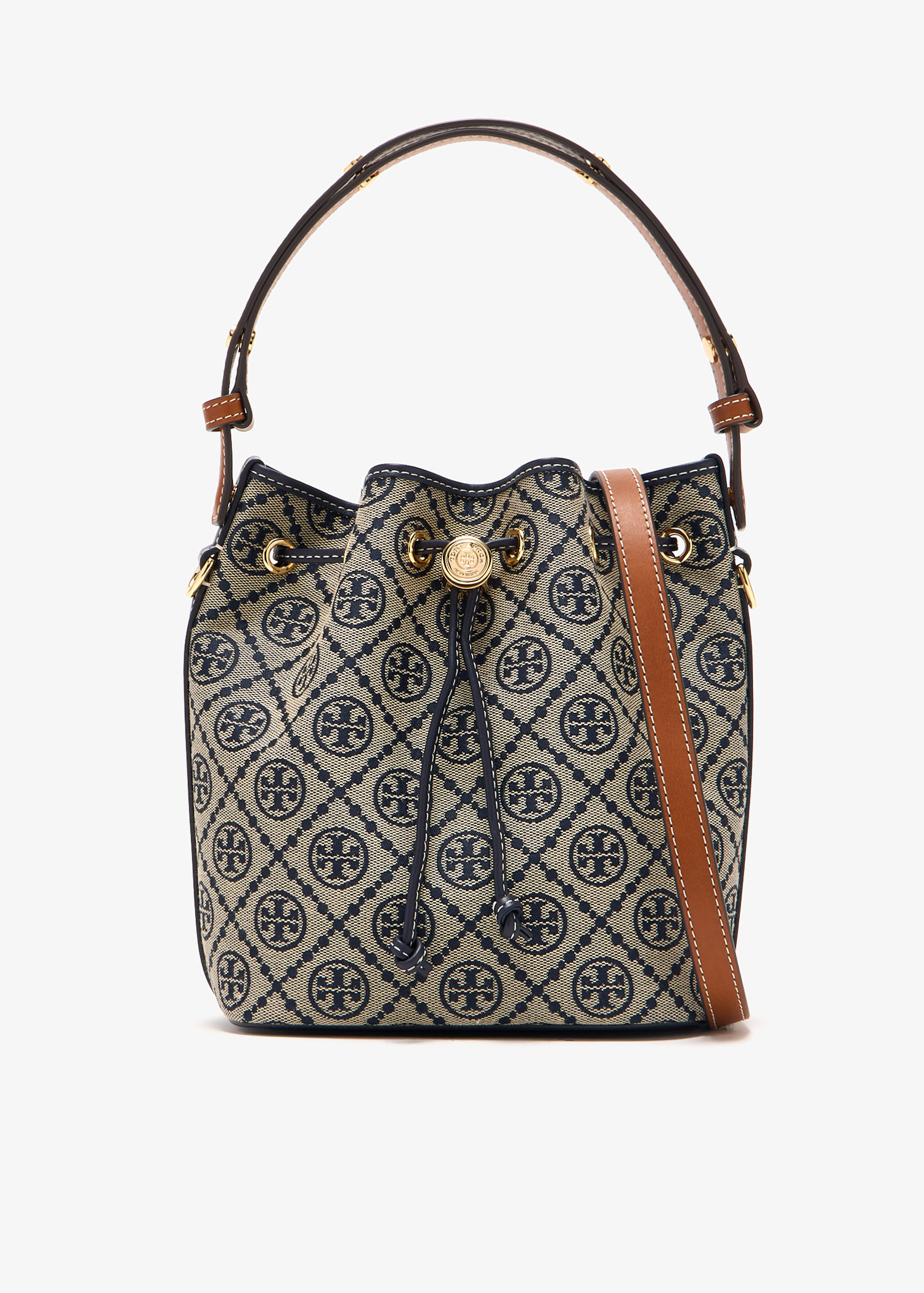 

T Monogram bucket bag, Printed