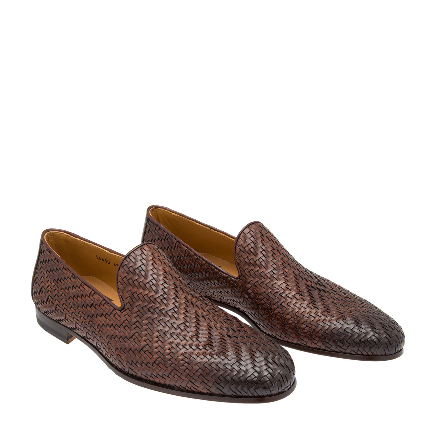 

Woven loafers, Brown