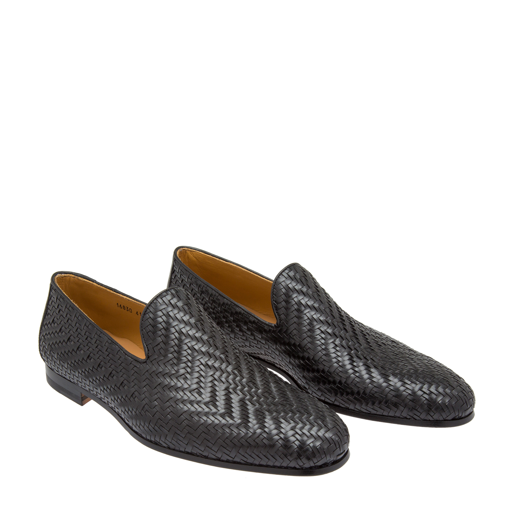 

Woven loafers, Black